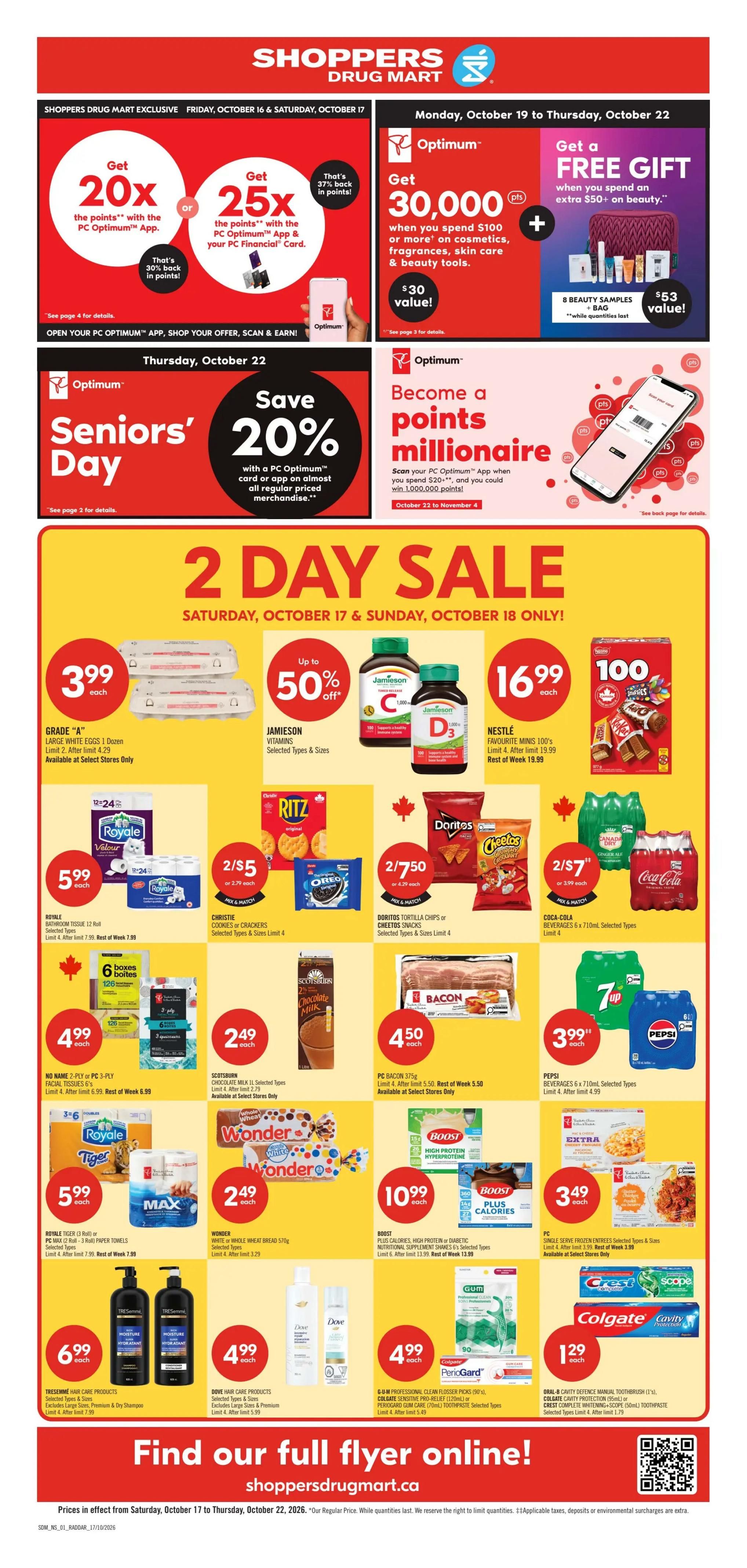 Shoppers Drug Mart (Atlantic) Flyer October 17 to 22
