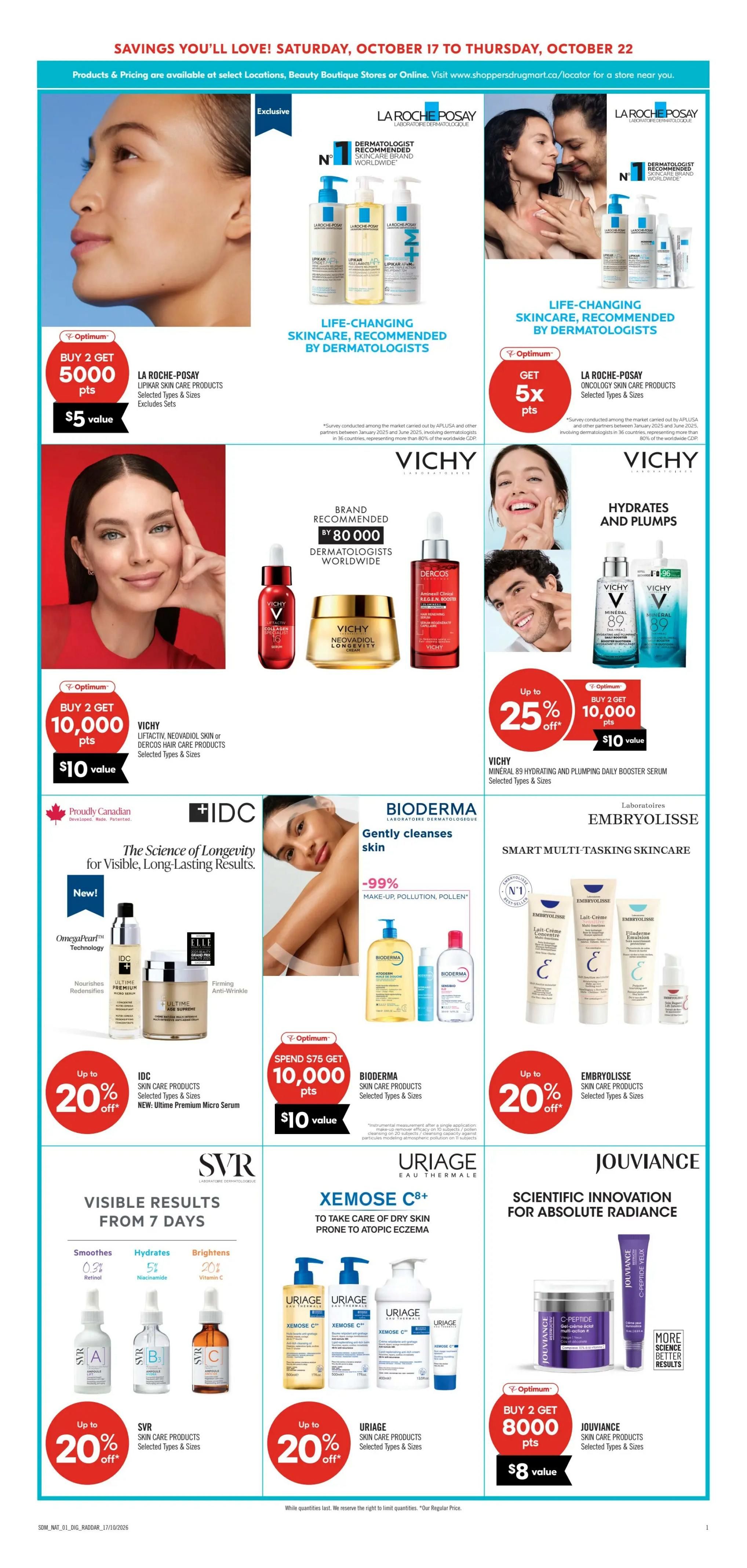 Shoppers Drug Mart (Atlantic) Flyer October 17 to 22