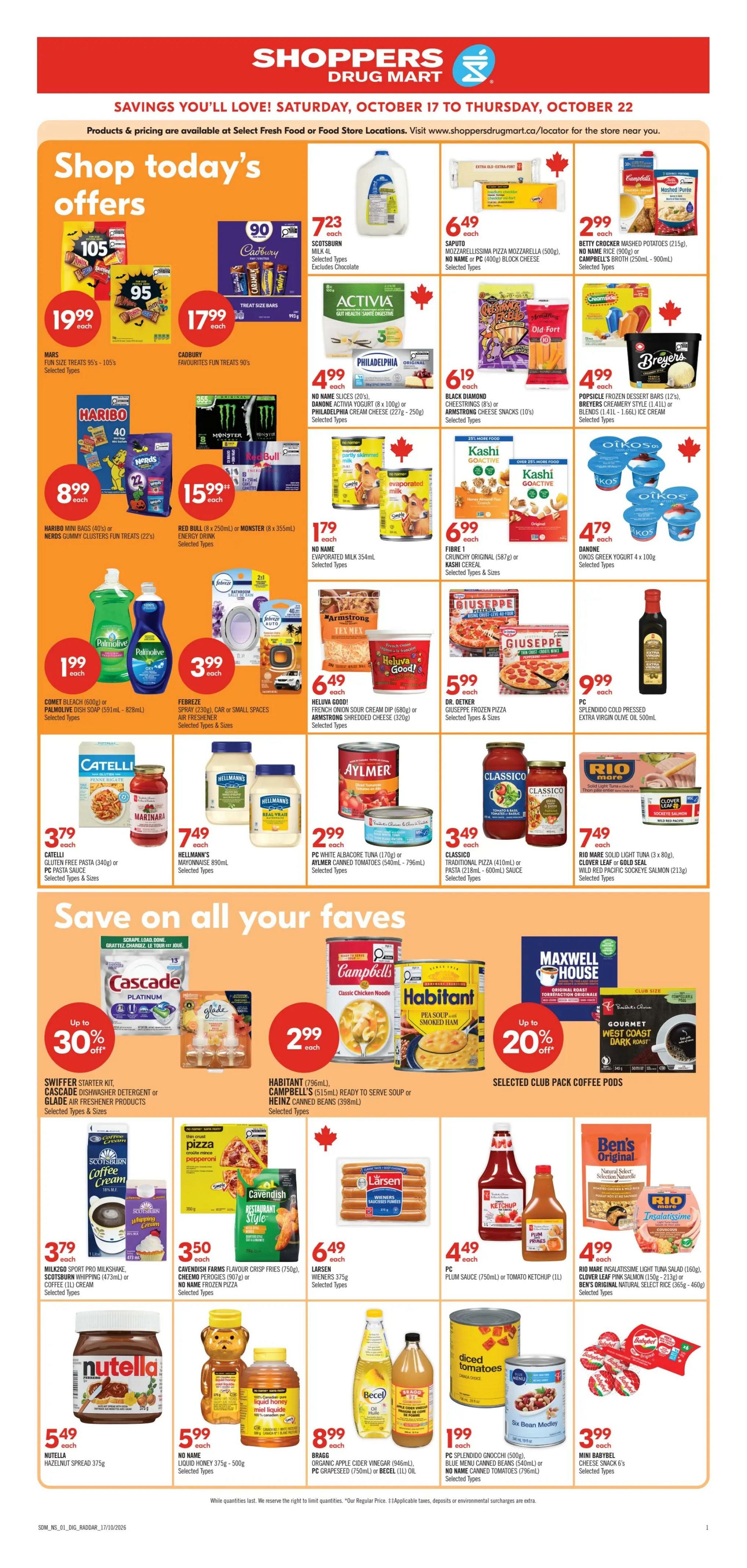 Shoppers Drug Mart (Atlantic) Flyer October 17 to 22