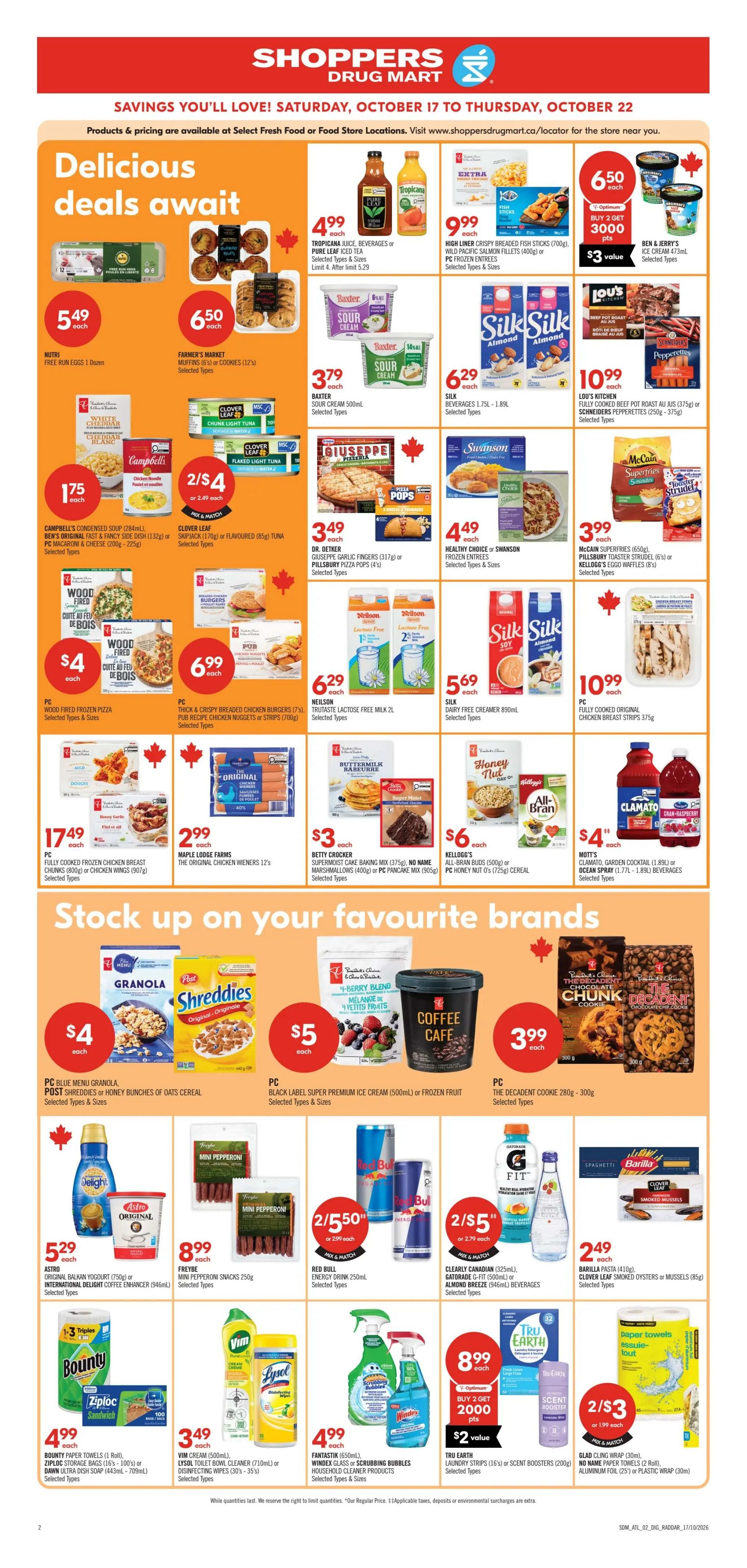 Shoppers Drug Mart (Atlantic) Flyer October 17 to 22
