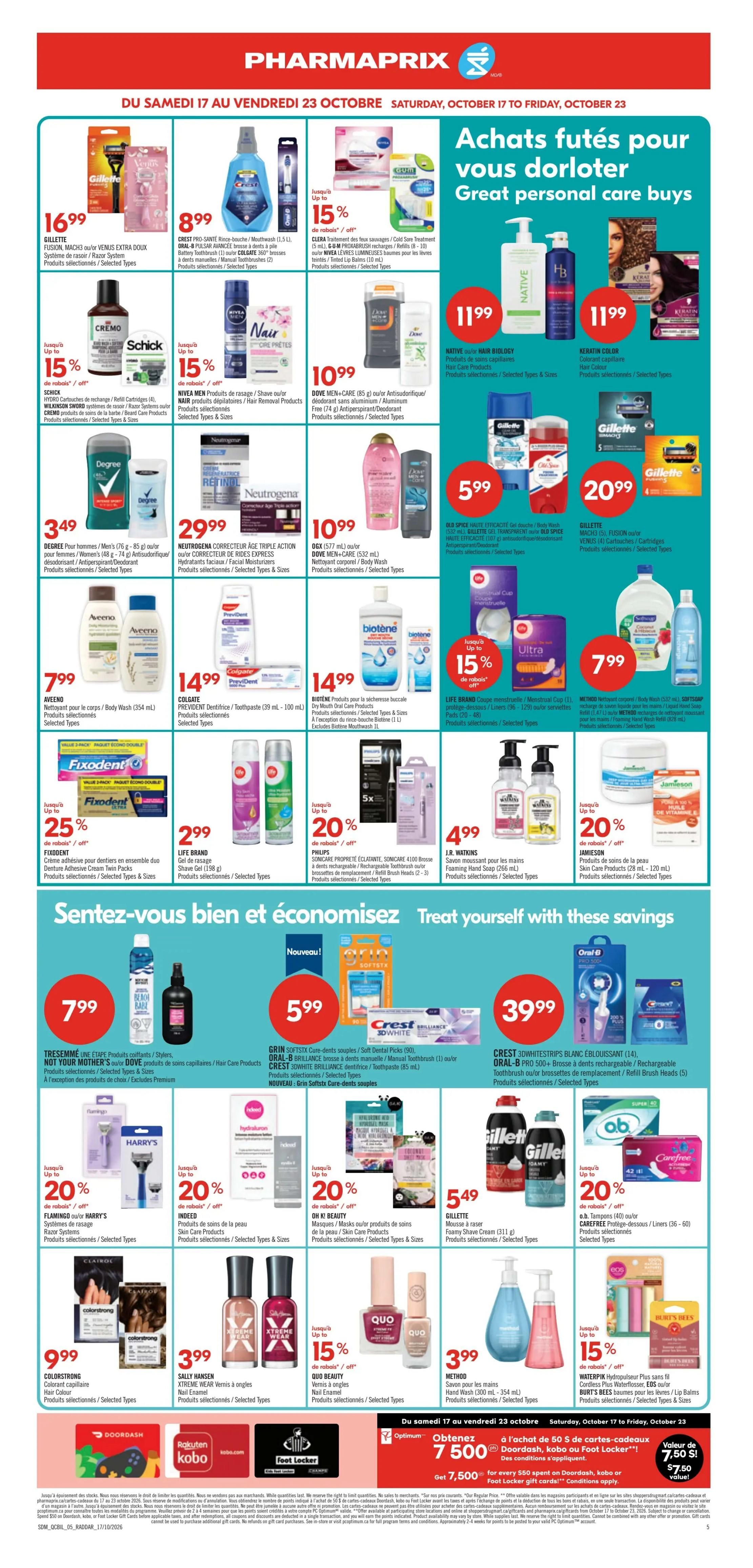 Pharmaprix Flyer October 17 to 22