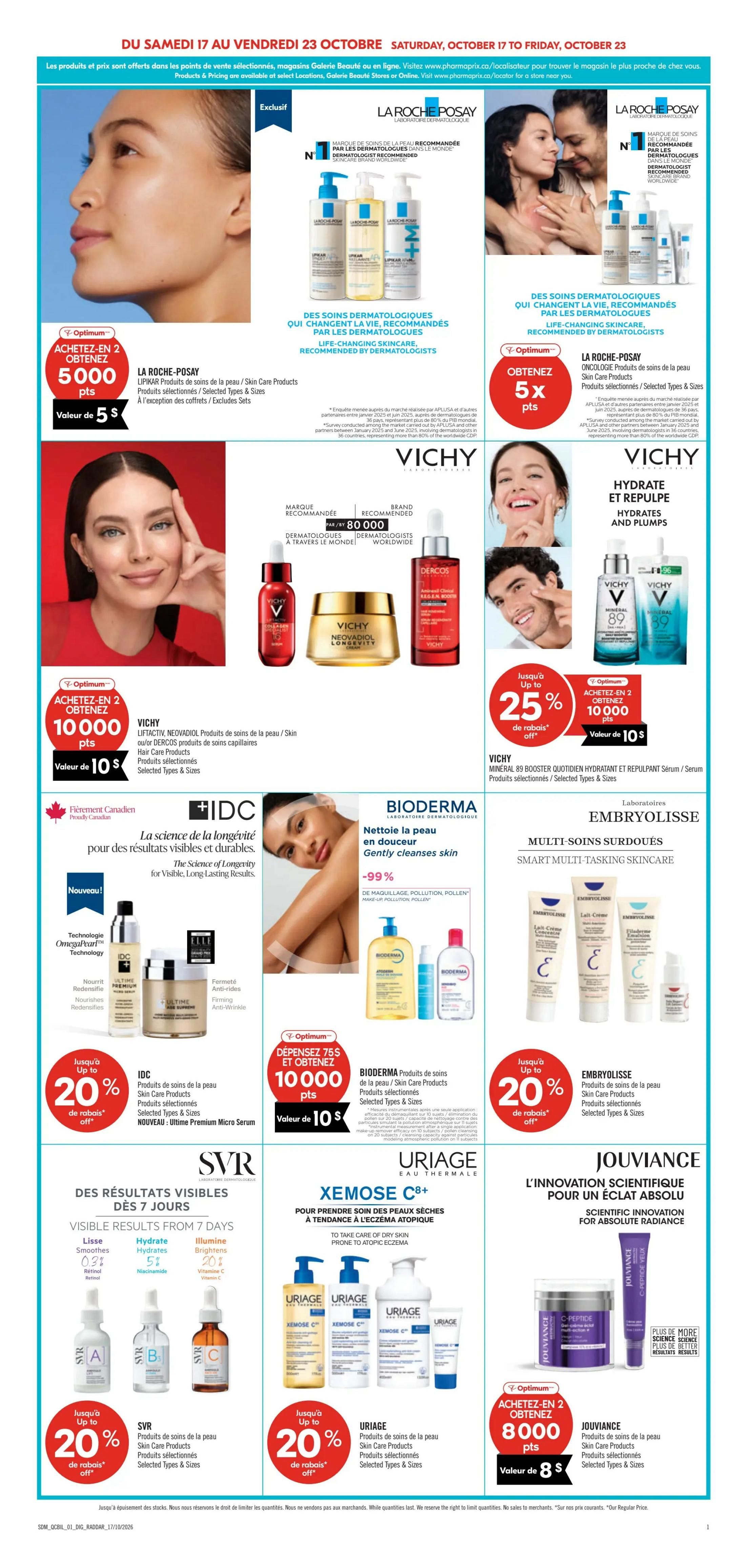 Pharmaprix Flyer October 17 to 22