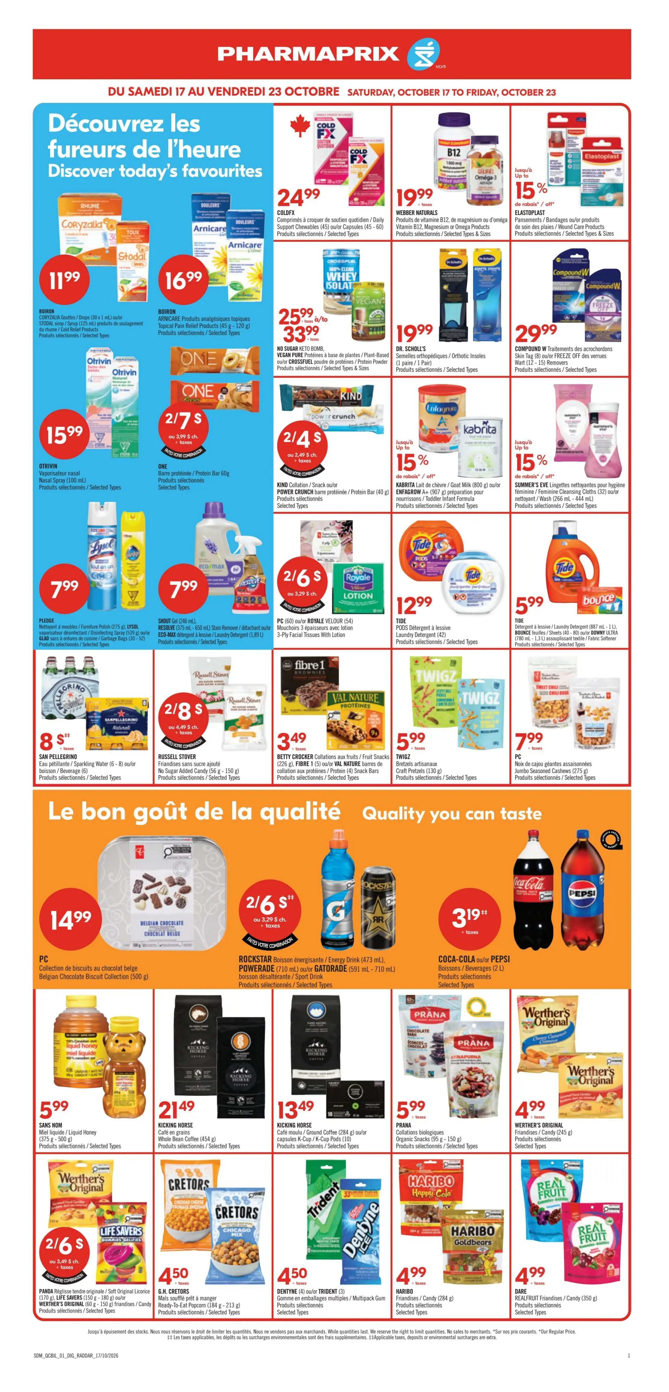 Pharmaprix Flyer October 17 to 22