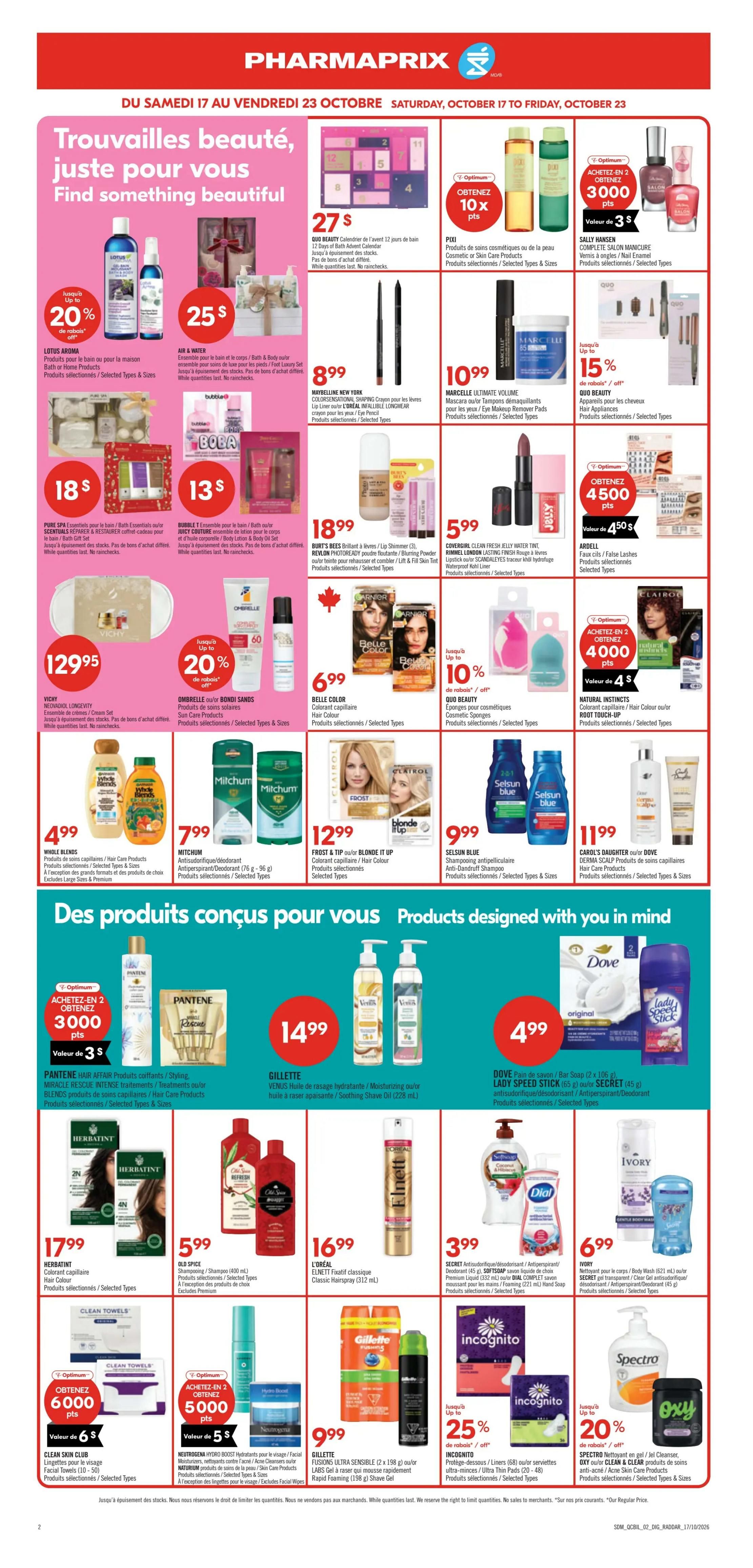 Pharmaprix Flyer October 17 to 22