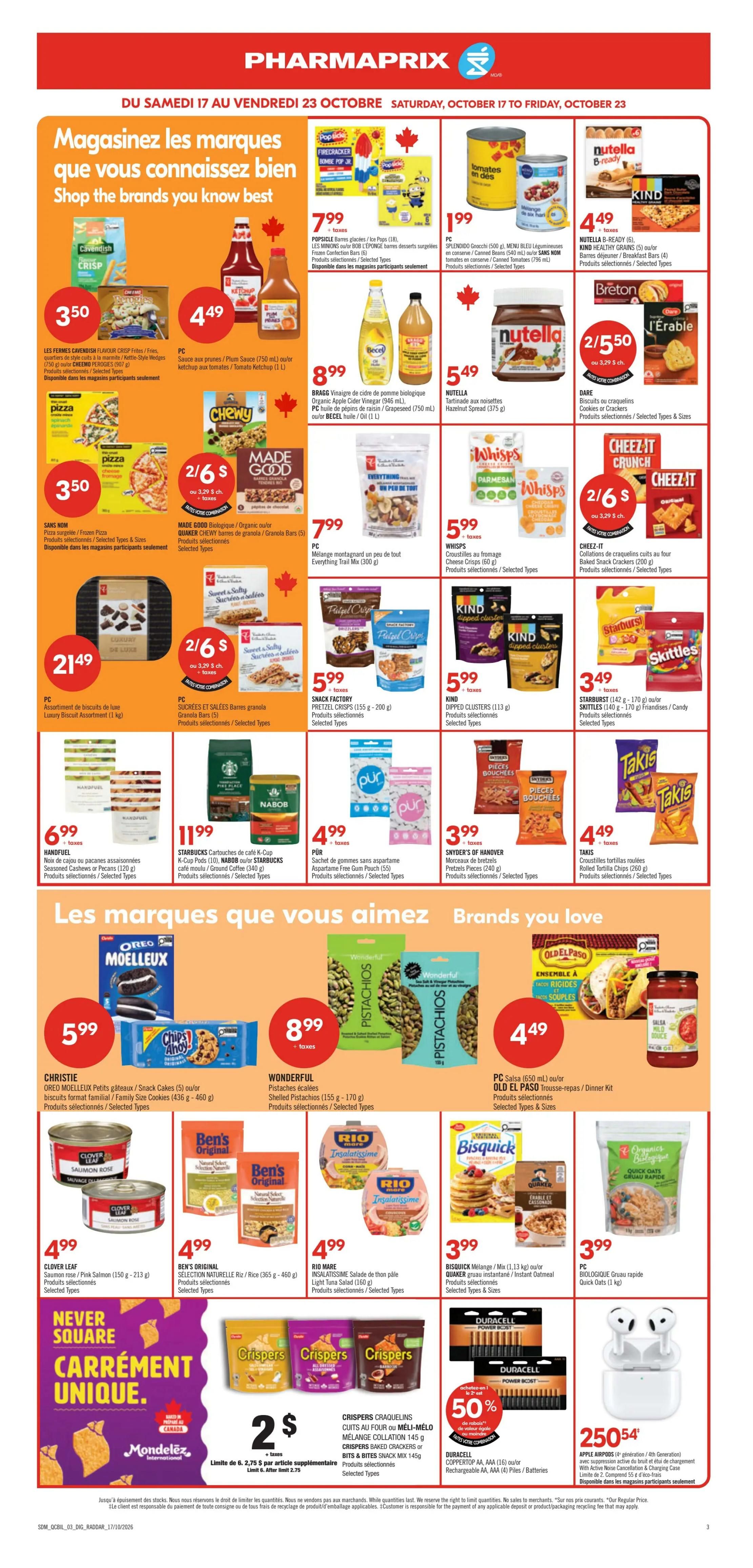 Pharmaprix Flyer October 17 to 22