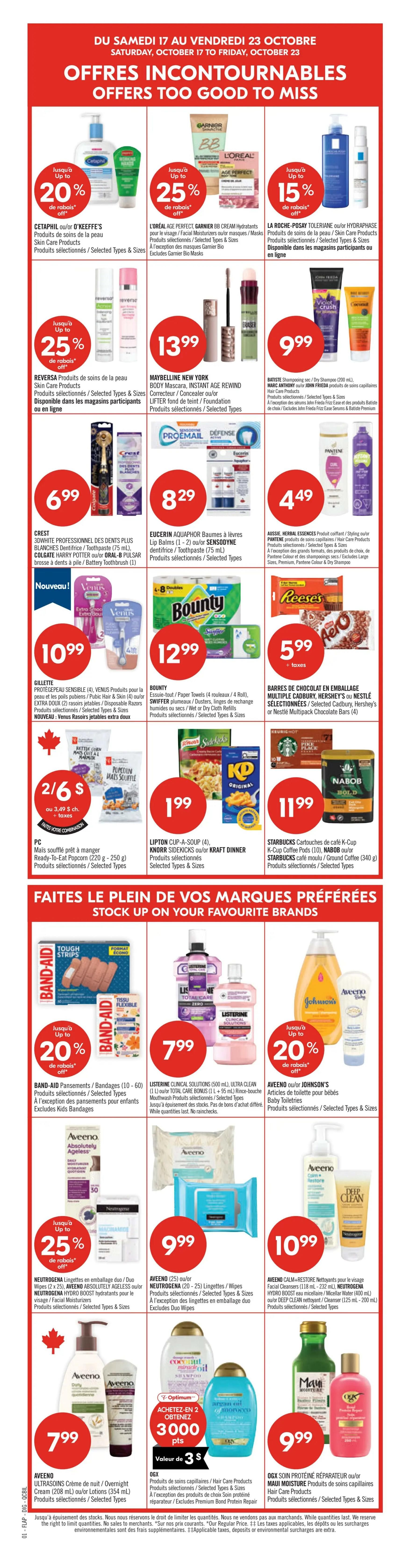 Pharmaprix Flyer October 17 to 22