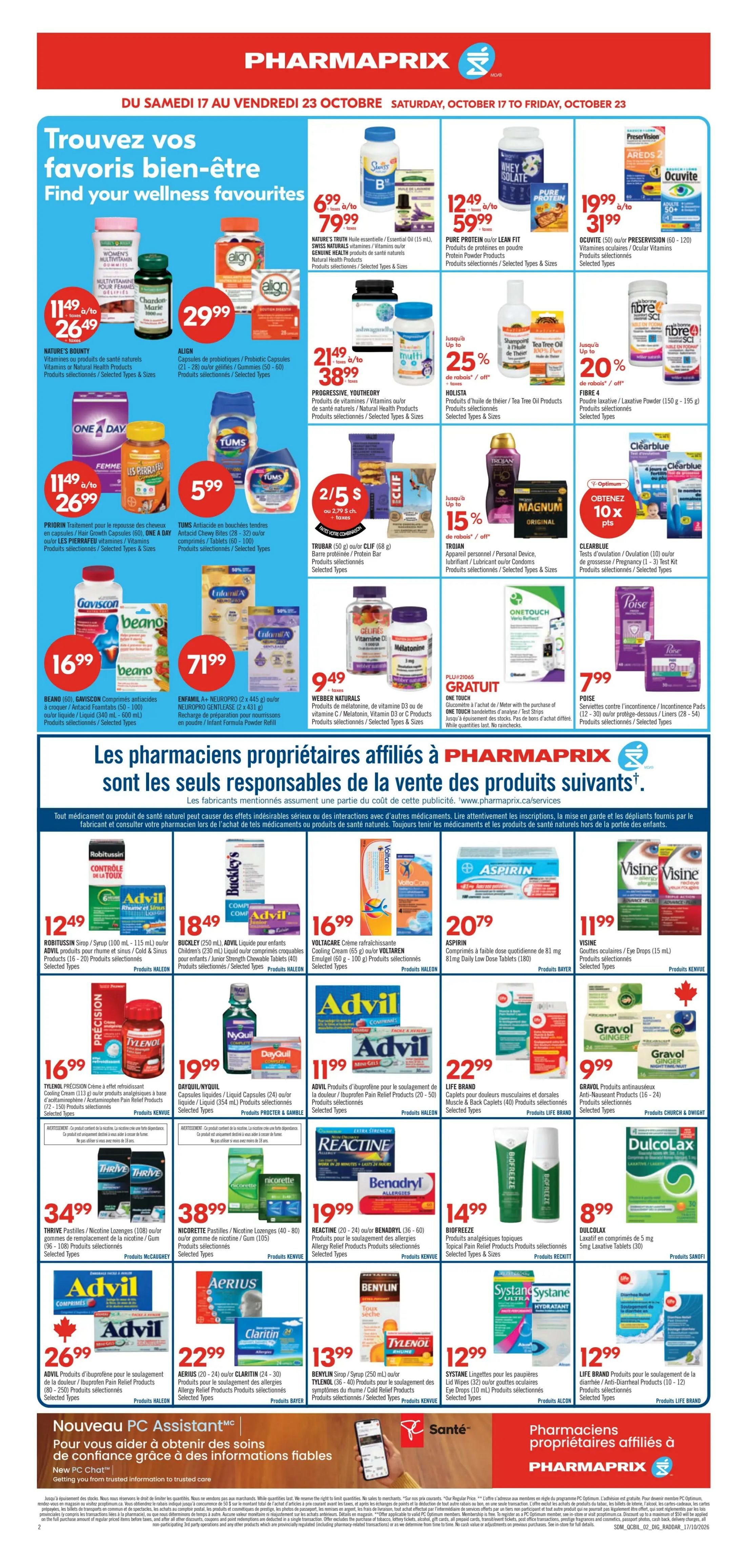 Pharmaprix Flyer October 17 to 22