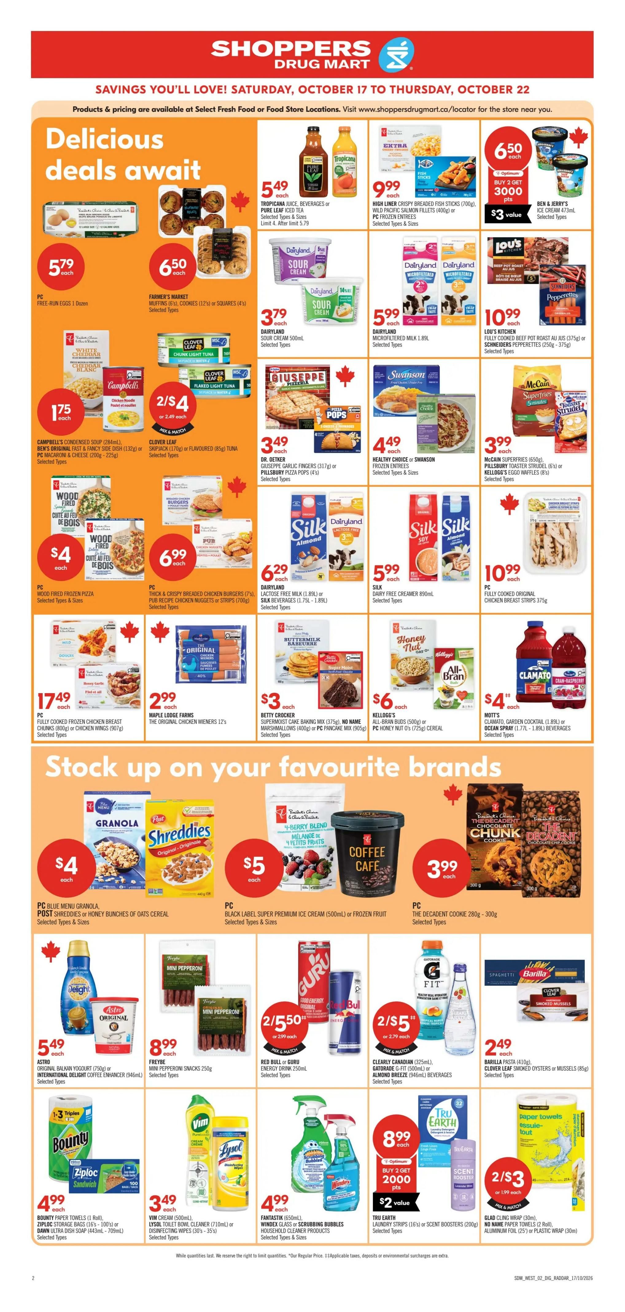 Shoppers Drug Mart (West) Flyer October 17 to 22