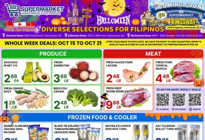 88 Supermarket Flyer October 15 to 21
