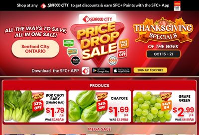 Seafood City Supermarket (ON) Flyer October 15 to 21