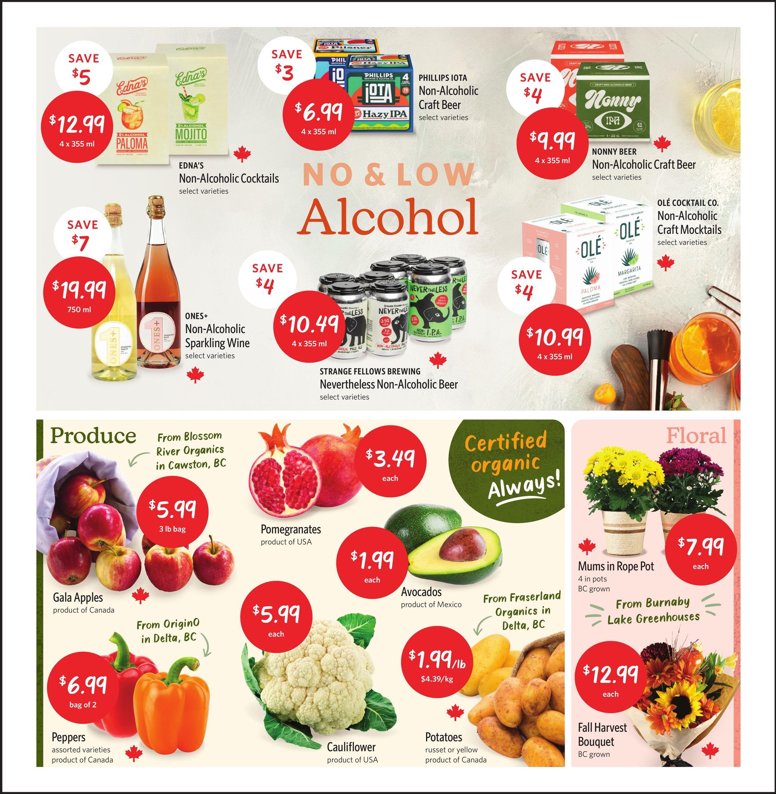 Nature's Fare Markets Flyer October 15 to 28