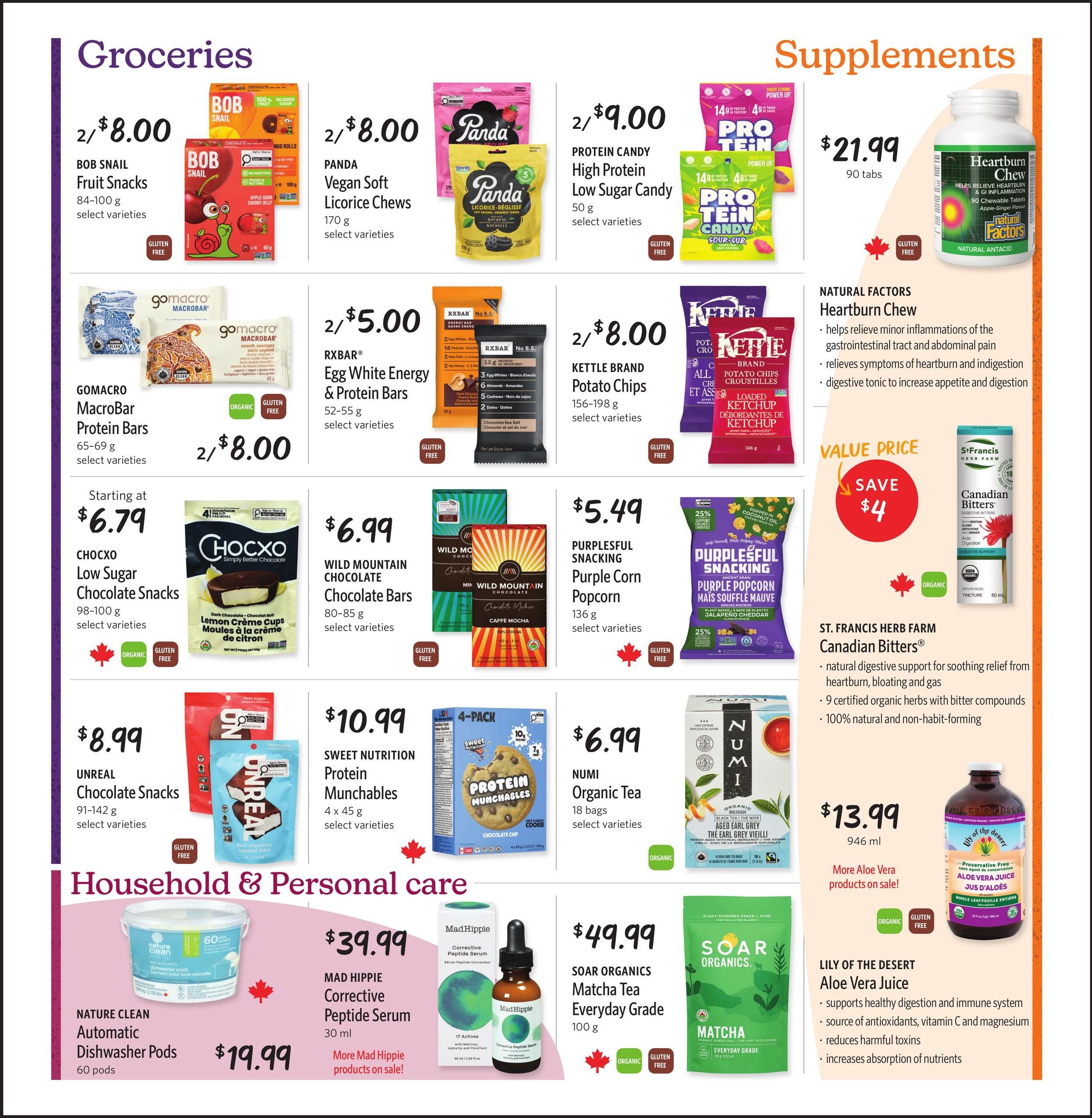 Nature's Fare Markets Flyer October 15 to 28