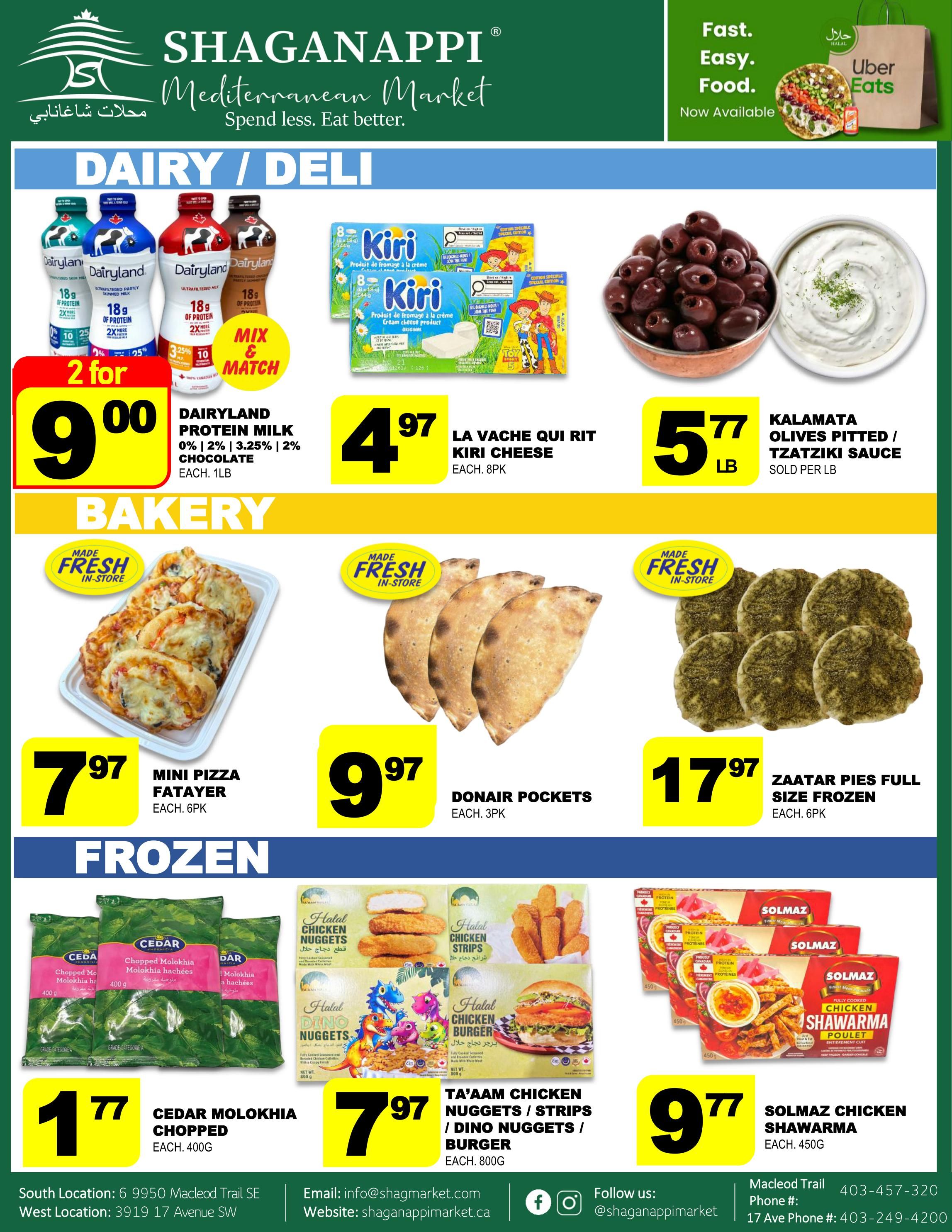 Shaganappi Mediterranean Market Flyer October 15 to 21