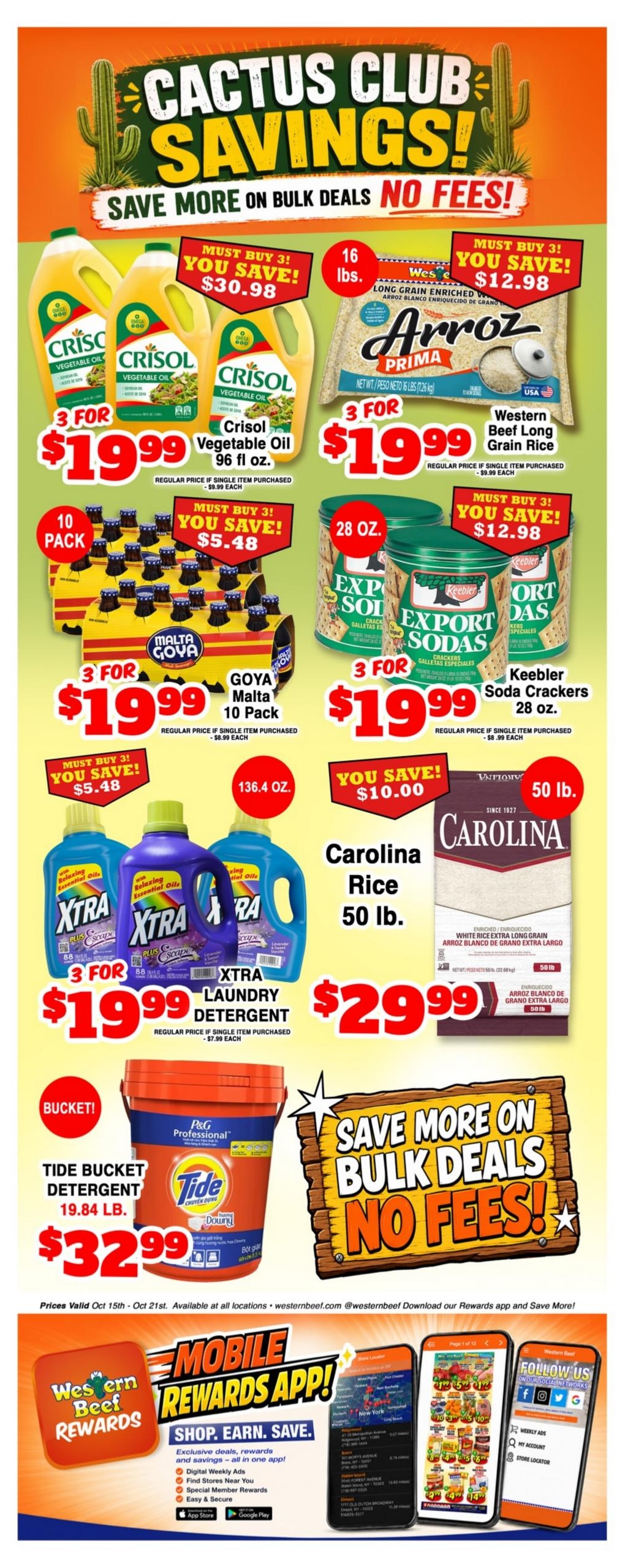 Western Beef Weekly Ad October 15 - 21, 2026