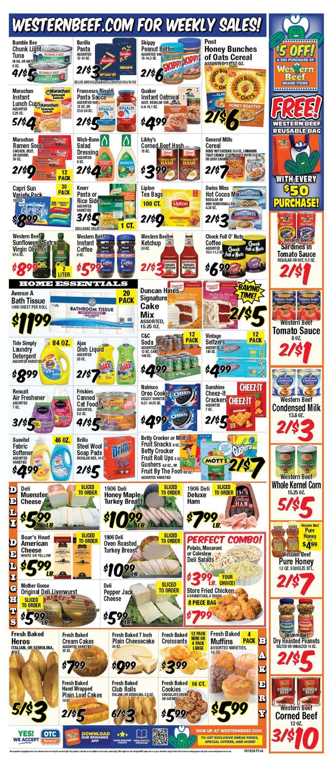 Western Beef Weekly Ad October 15 - 21, 2026