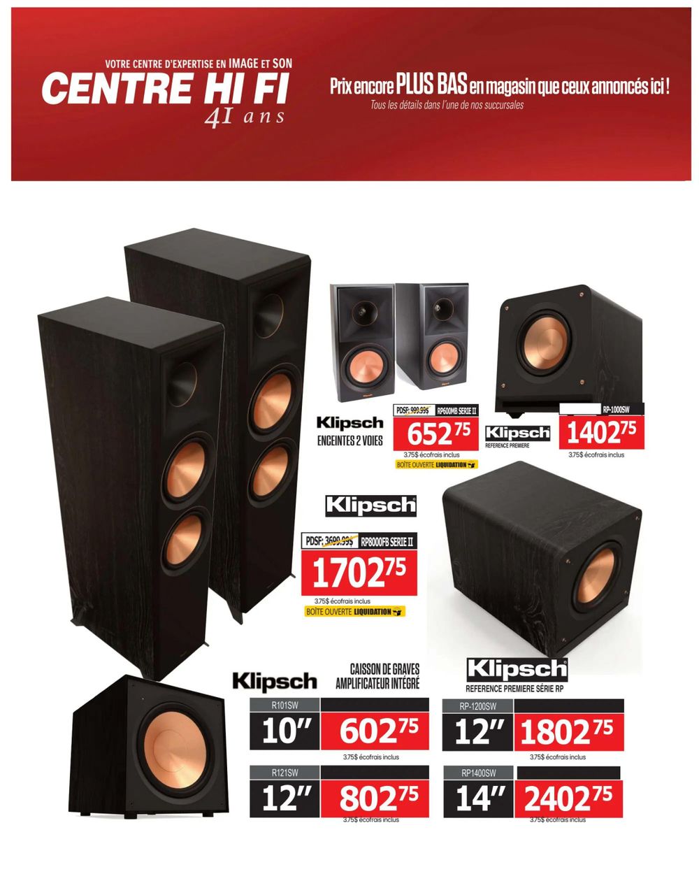 Centre Hi-Fi Flyer October 16 to 22
