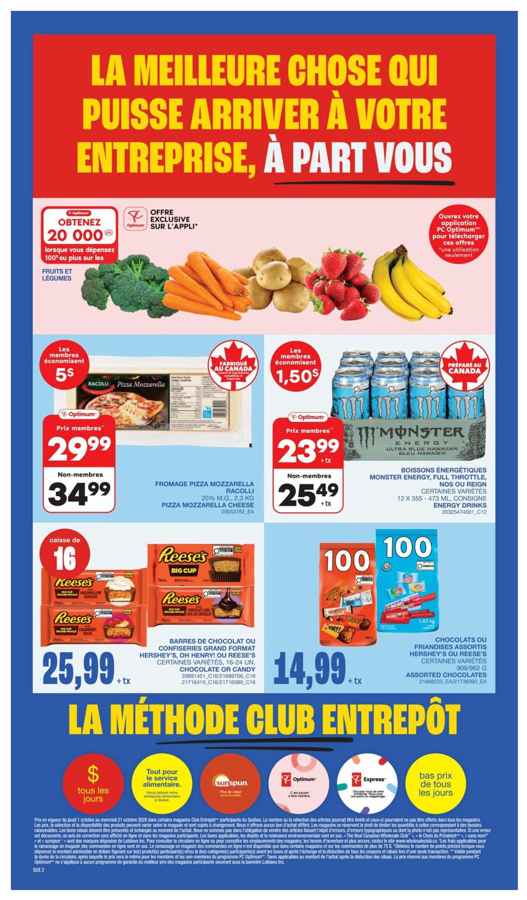 Wholesale Club (QC) Flyer October 15 to 21