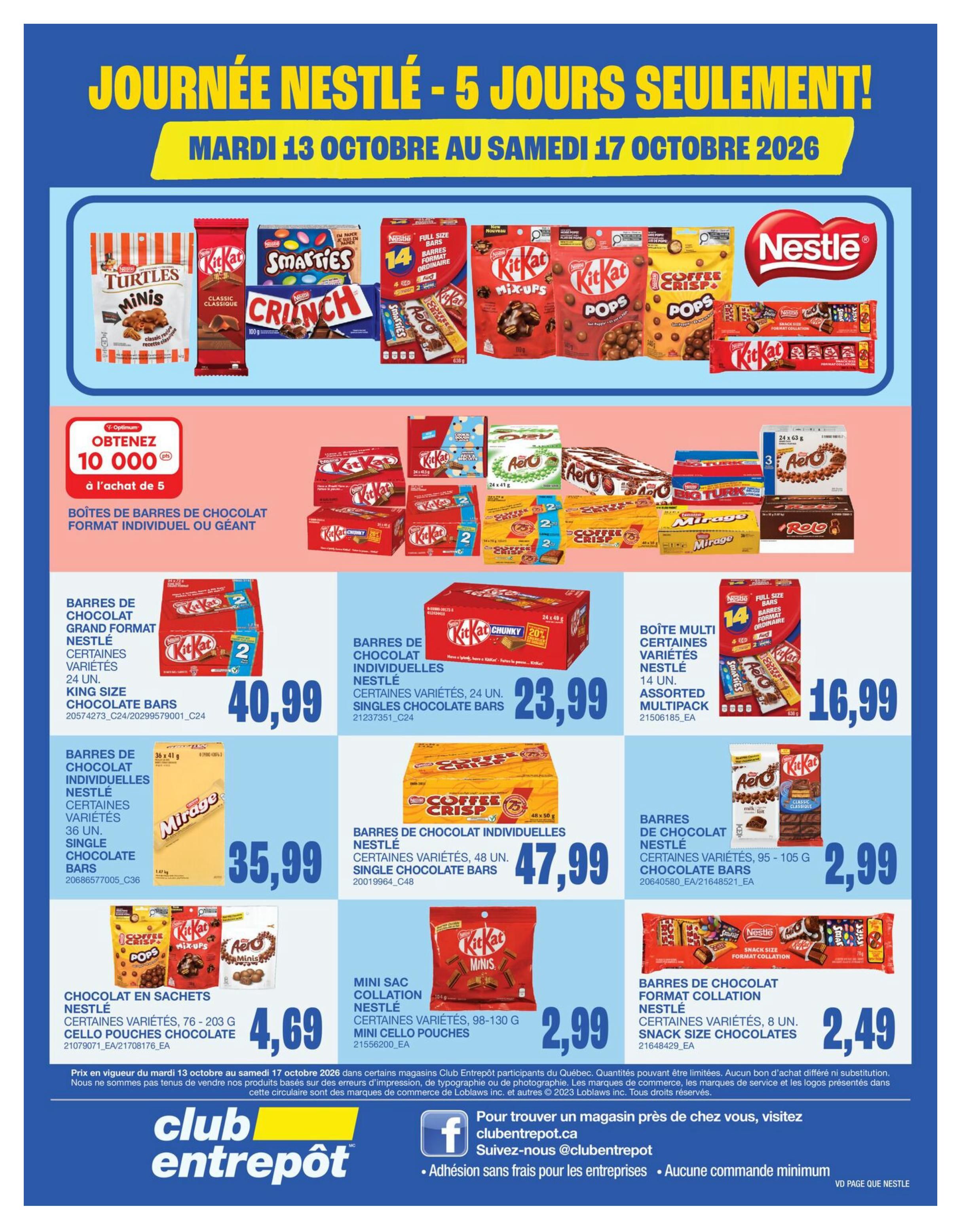 Wholesale Club (QC) Flyer October 15 to 21