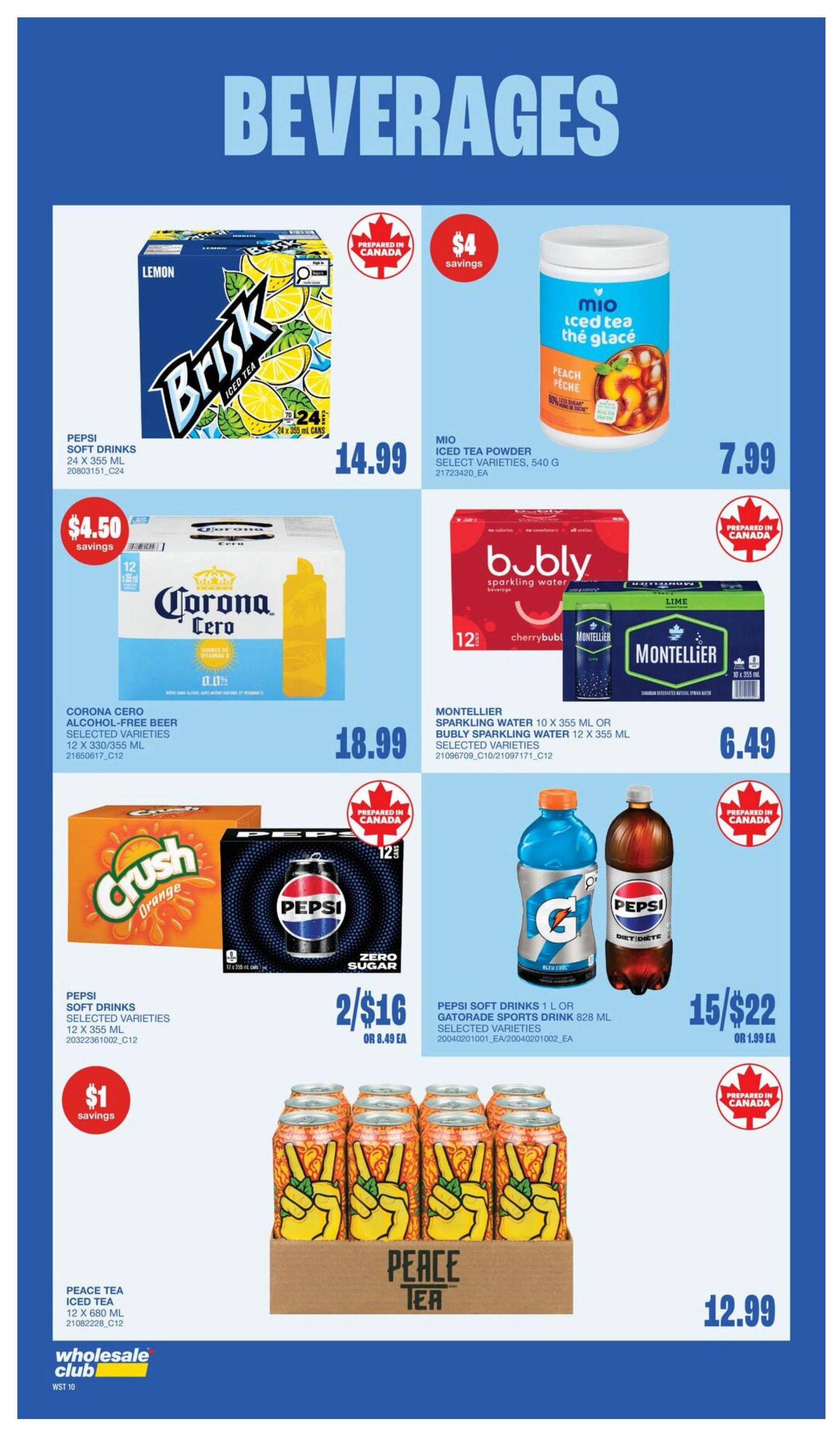 Wholesale Club (West) Flyer October 15 to 21