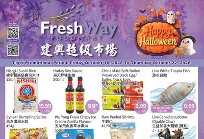 FreshWay Foodmart Flyer October 16 to 22