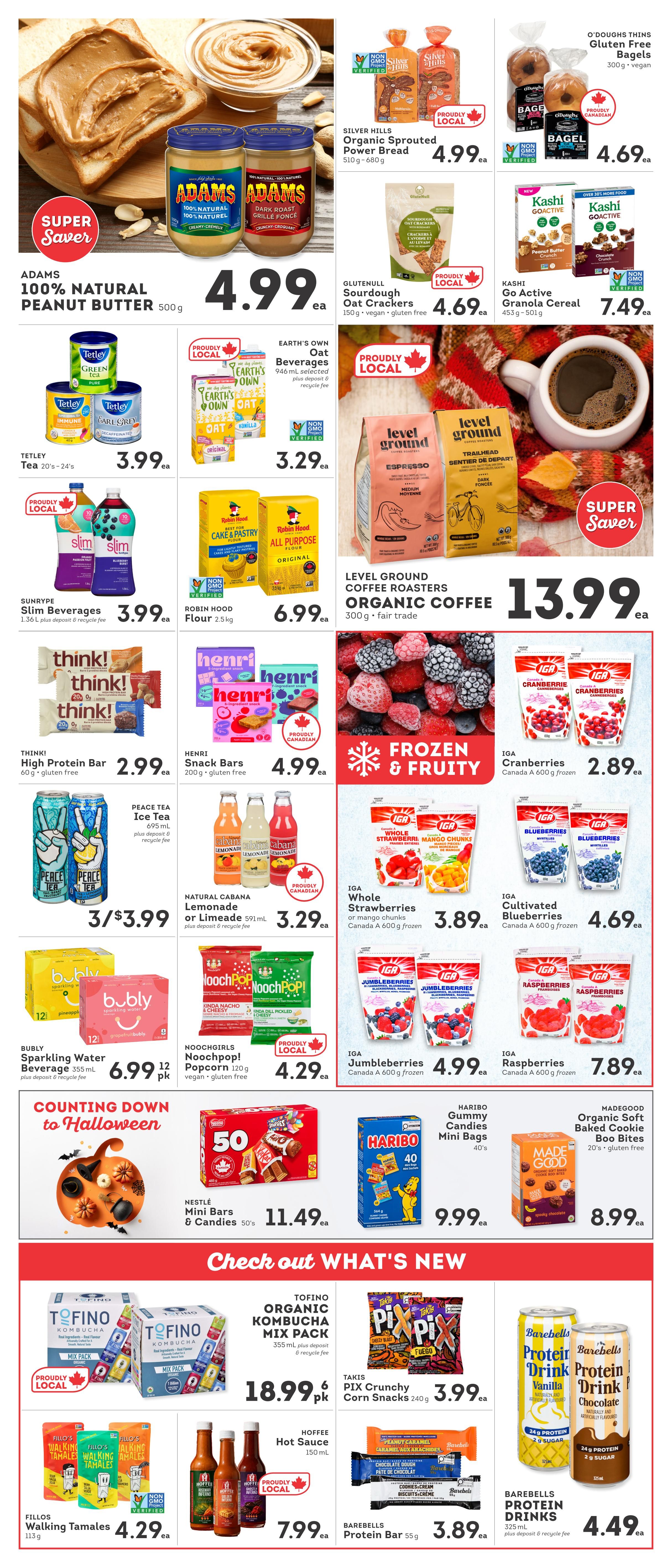 IGA Stores of BC Flyer October 16 to 22