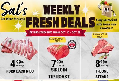 Sal's Grocery Flyer October 16 to 22
