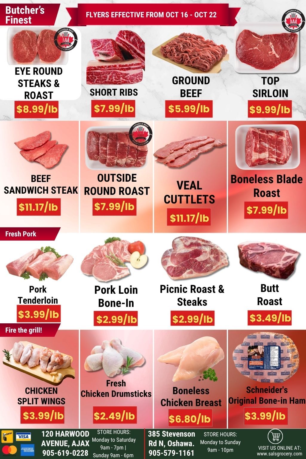 Sal's Grocery Flyer October 16 to 22
