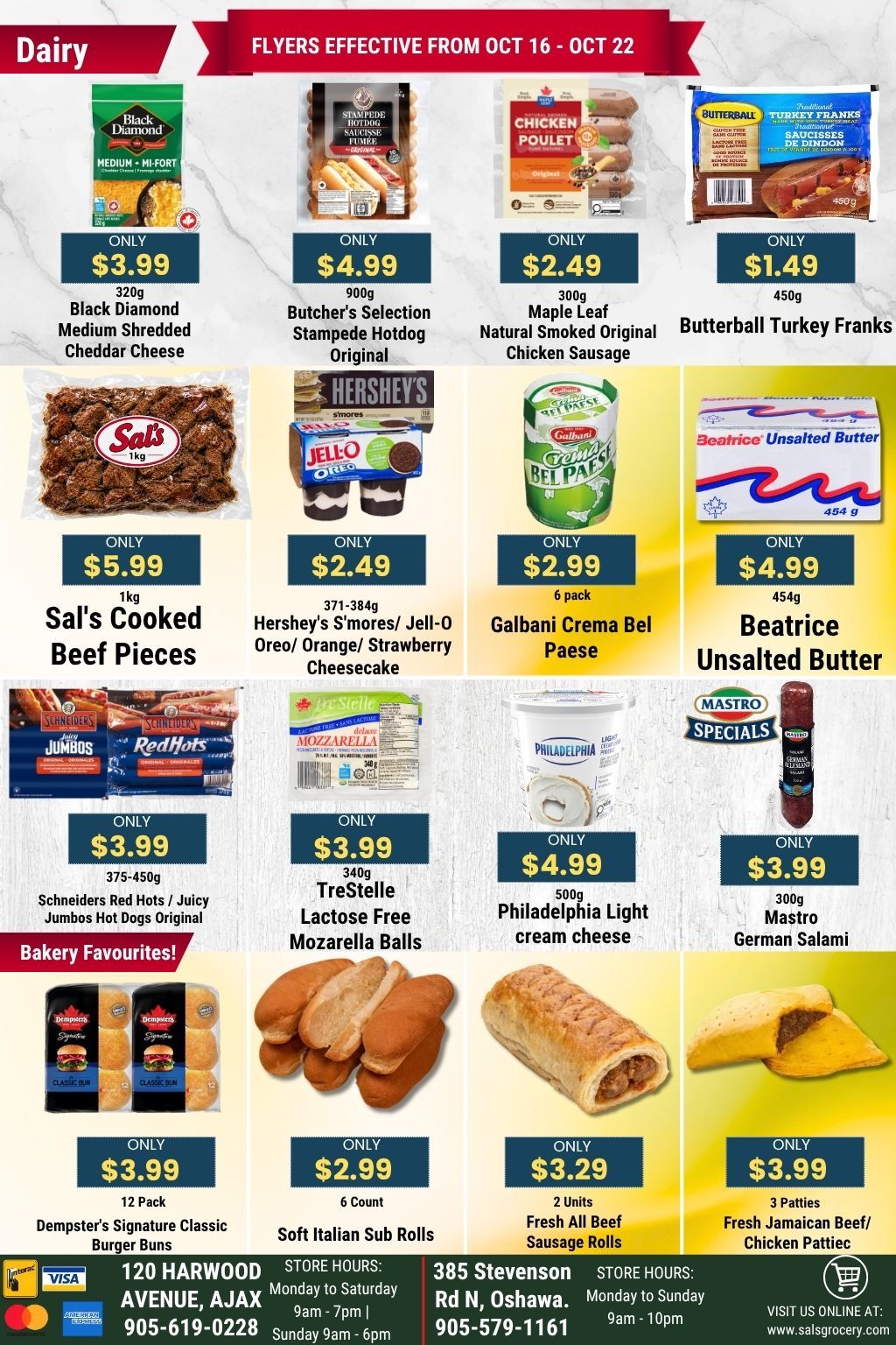 Sal's Grocery Flyer October 16 to 22