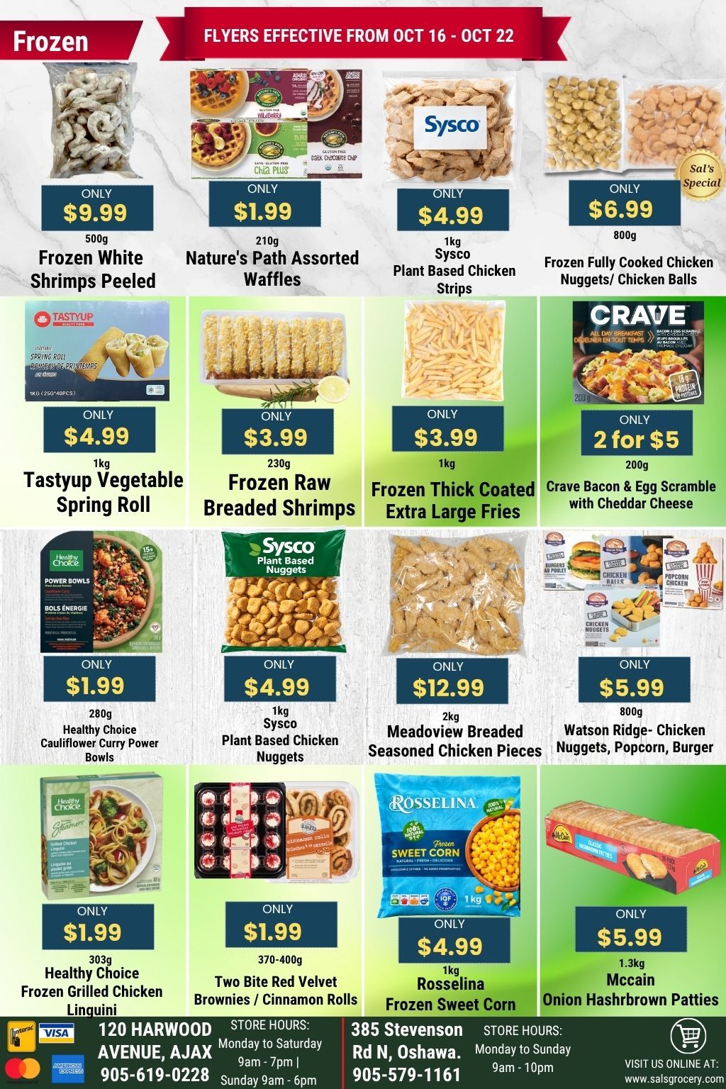 Sal's Grocery Flyer October 16 to 22