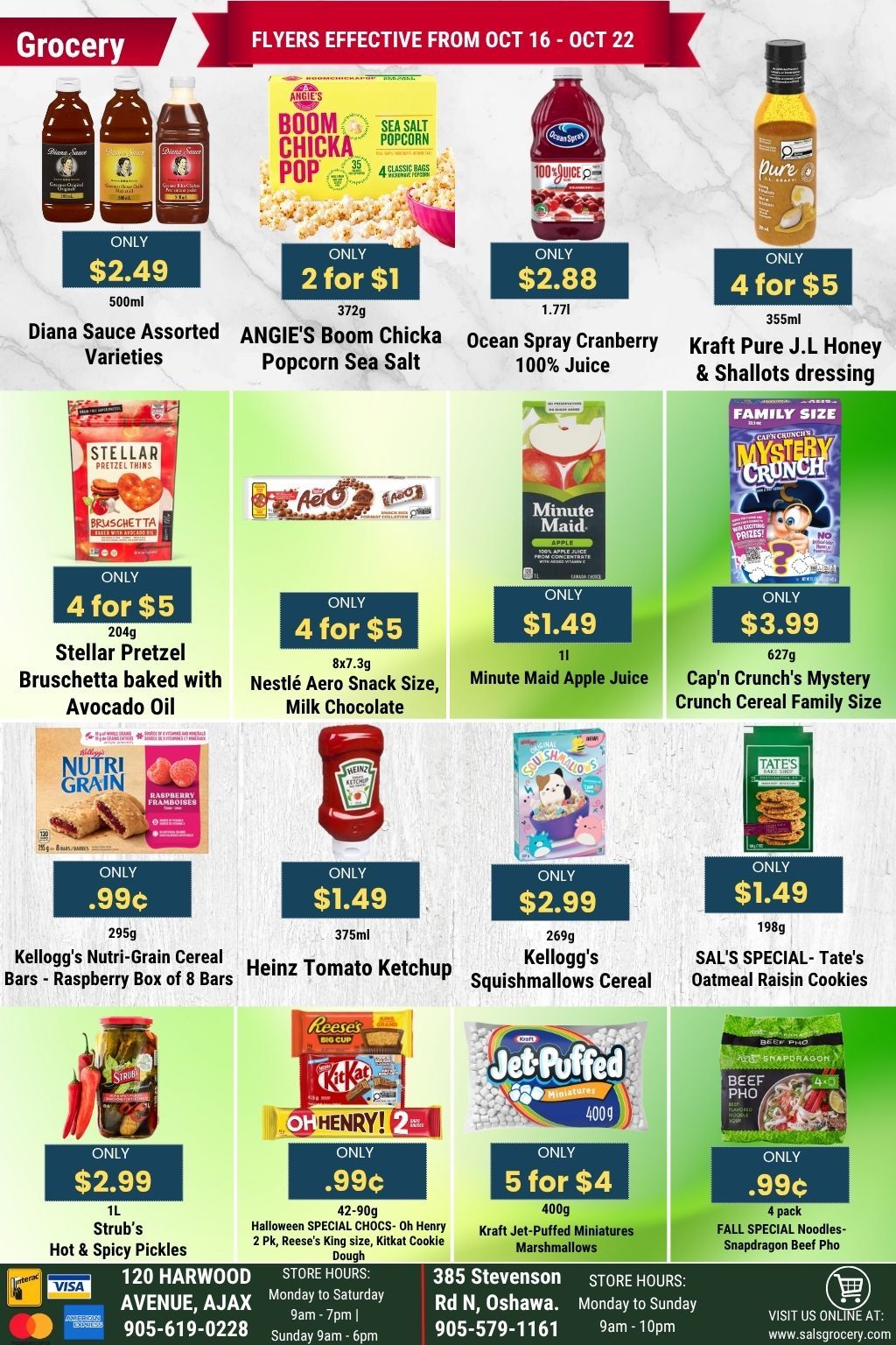 Sal's Grocery Flyer October 16 to 22