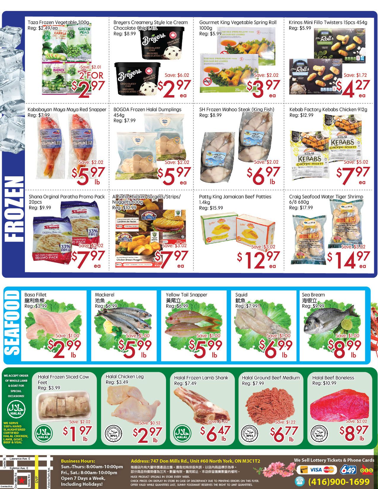 Sunny Foodmart (Don Mills) Flyer October 16 to 22