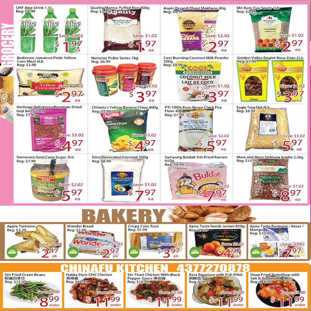 Sunny Foodmart (Markham) Flyer October 16 to 22
