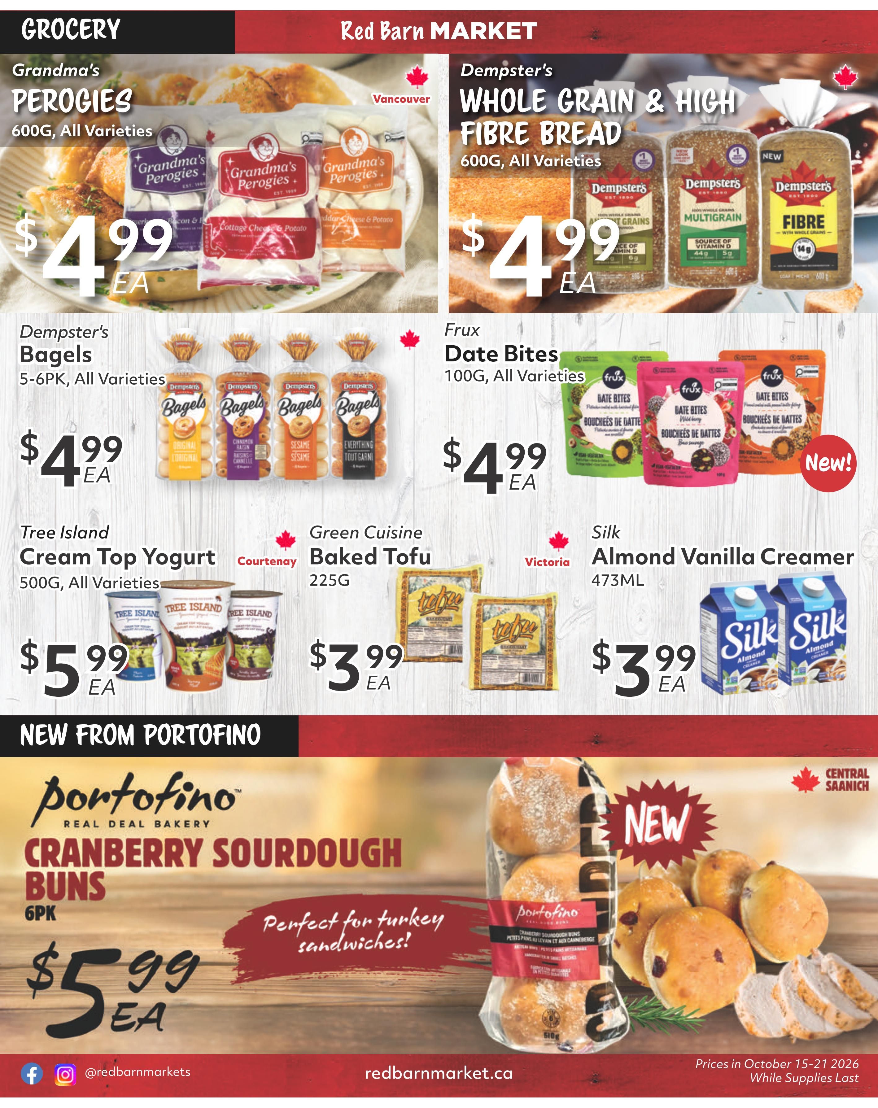 Red Barn Market Flyer October 15 to 21