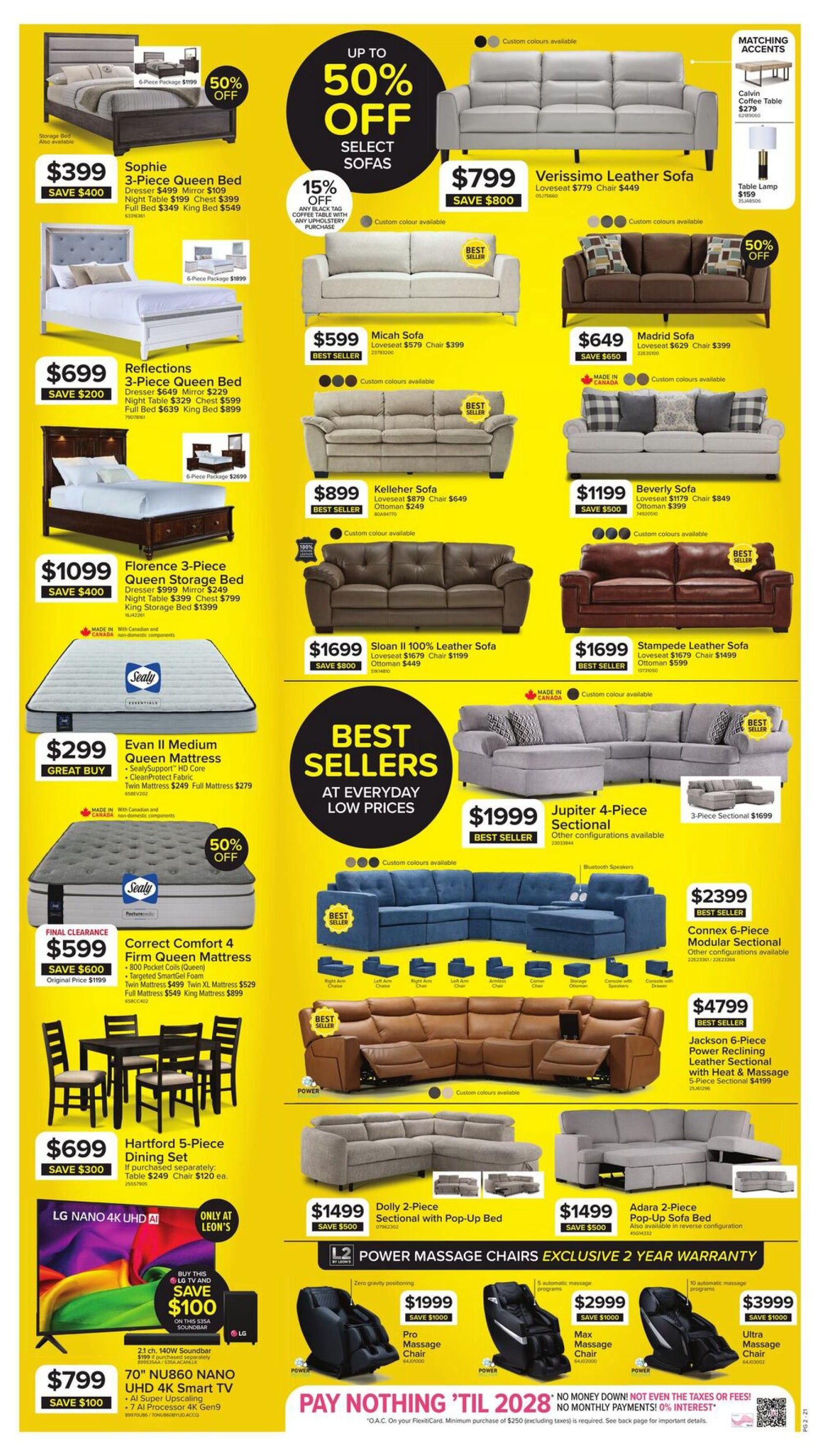 Leon’s Flyer October 15 to November 4
