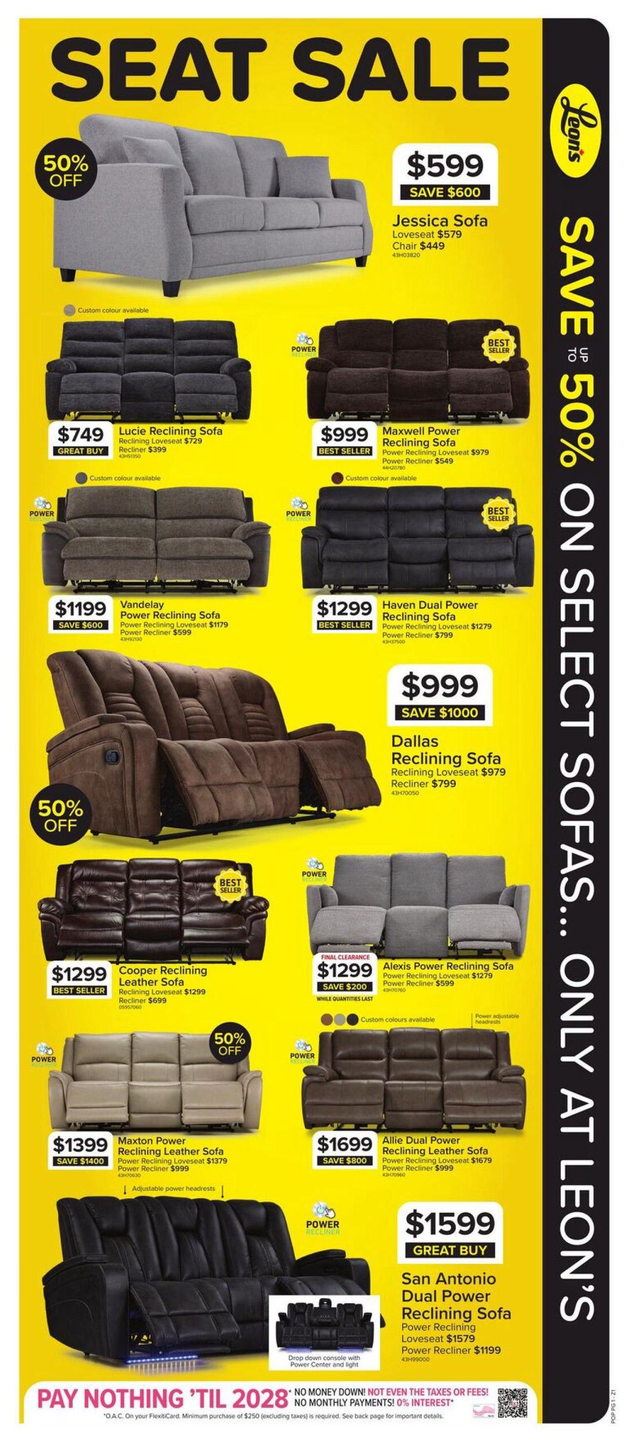 Leon’s Flyer October 15 to November 4