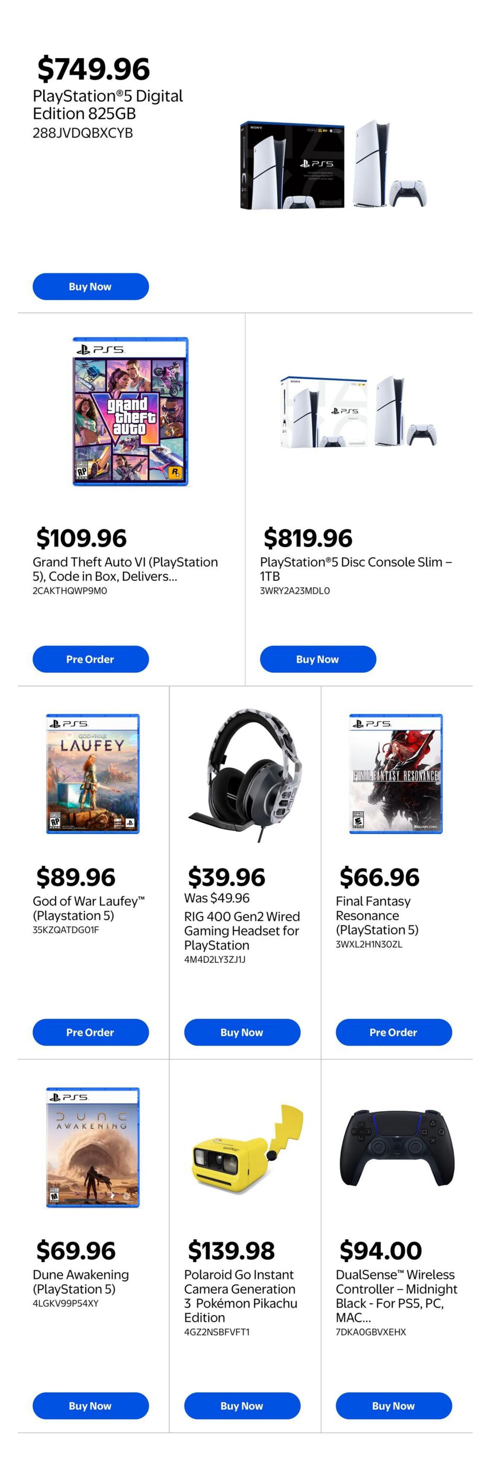 Walmart Gaming Guide October 15 to 28