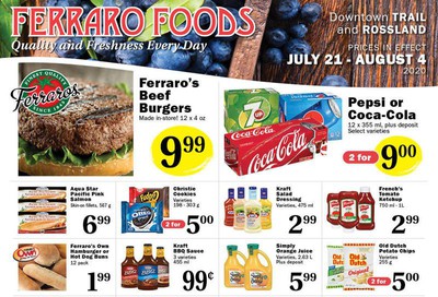 Ferraro Foods Flyer July 21 to August 4