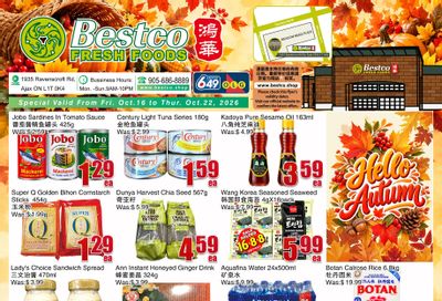 BestCo Food Mart (Ajax) Flyer October 16 to 22