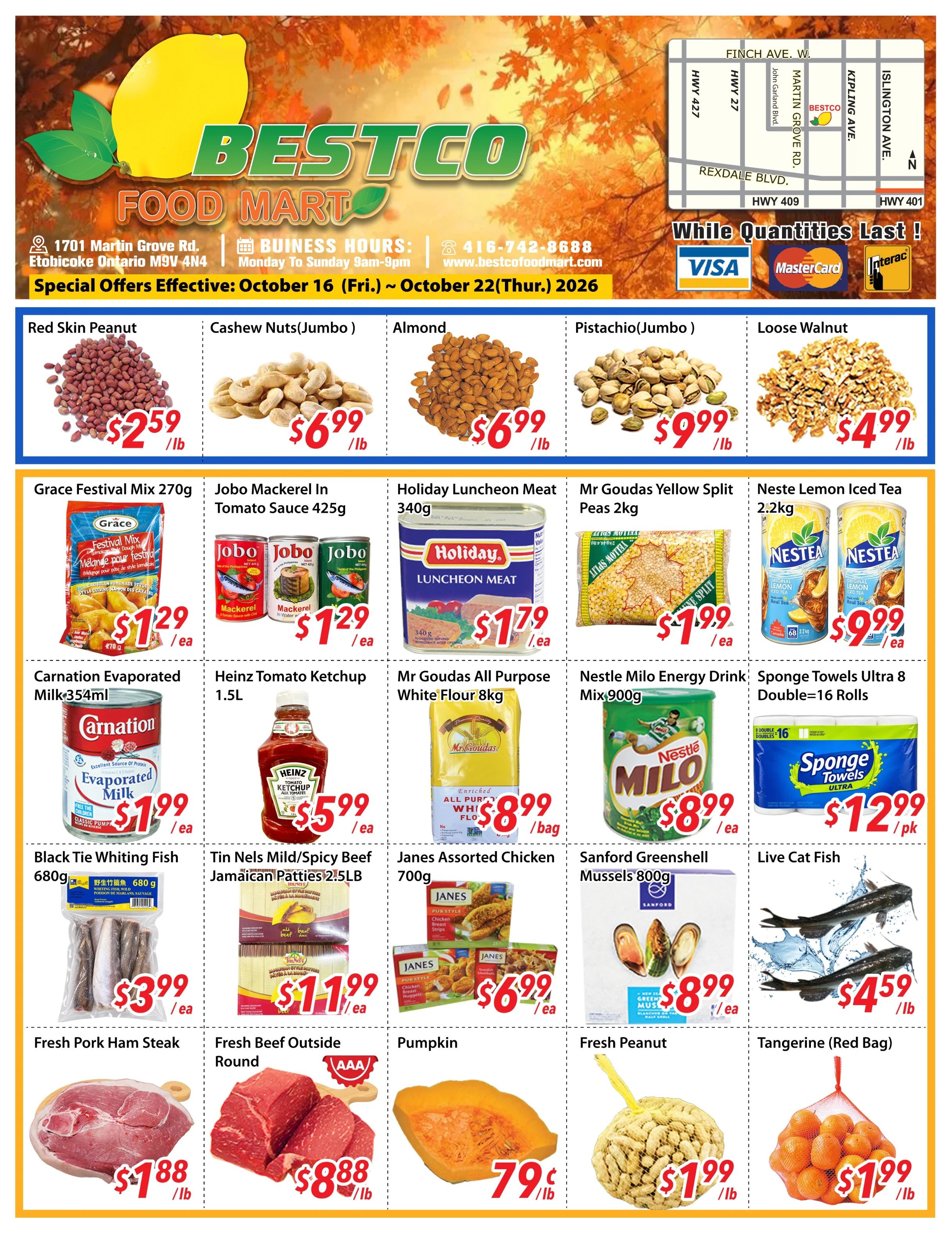 BestCo Food Mart (Etobicoke) Flyer October 16 to 22