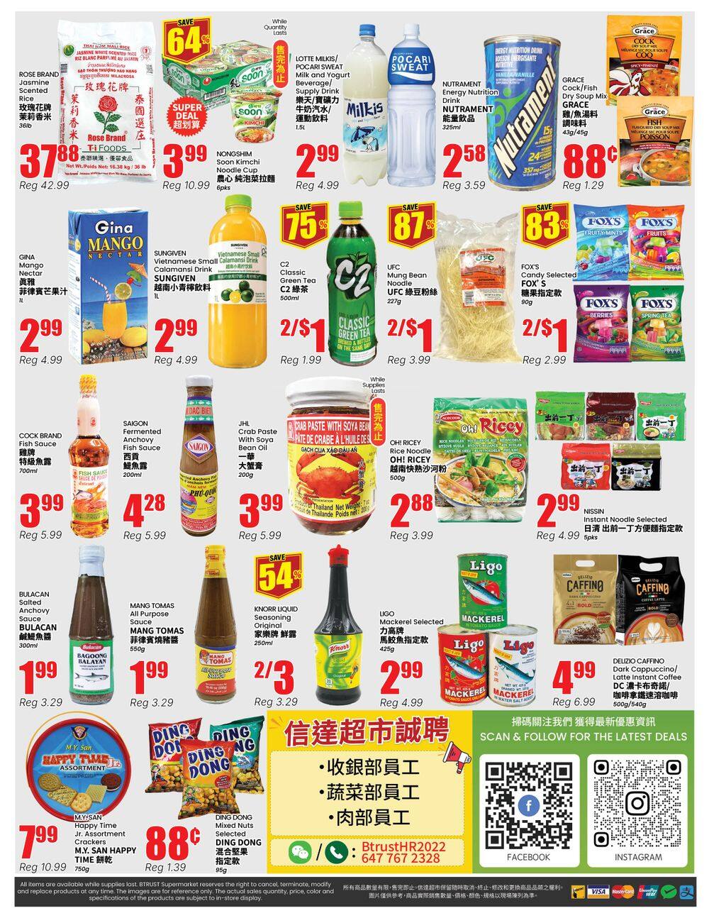 Btrust Supermarket (North York) Flyer October 16 to 22
