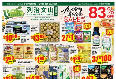 Btrust Supermarket (Richmond Hill) Flyer October 16 to 22