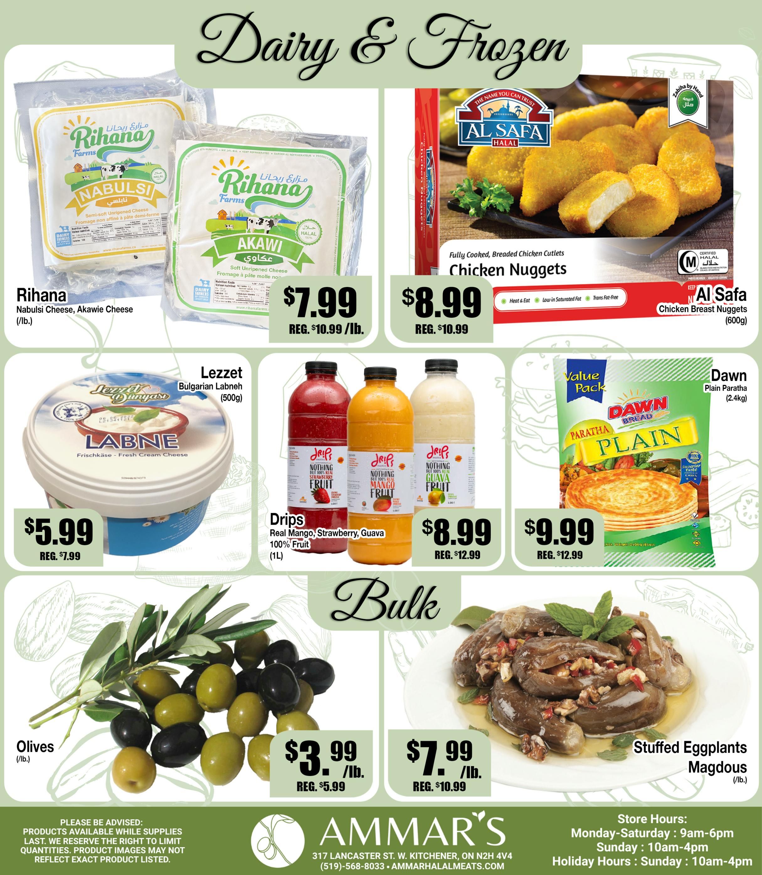 Ammar's Halal Meats Flyer October 15 to 21