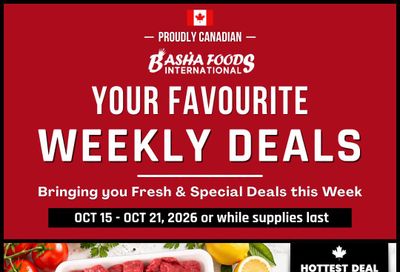 Basha Foods International Flyer October 15 to 21