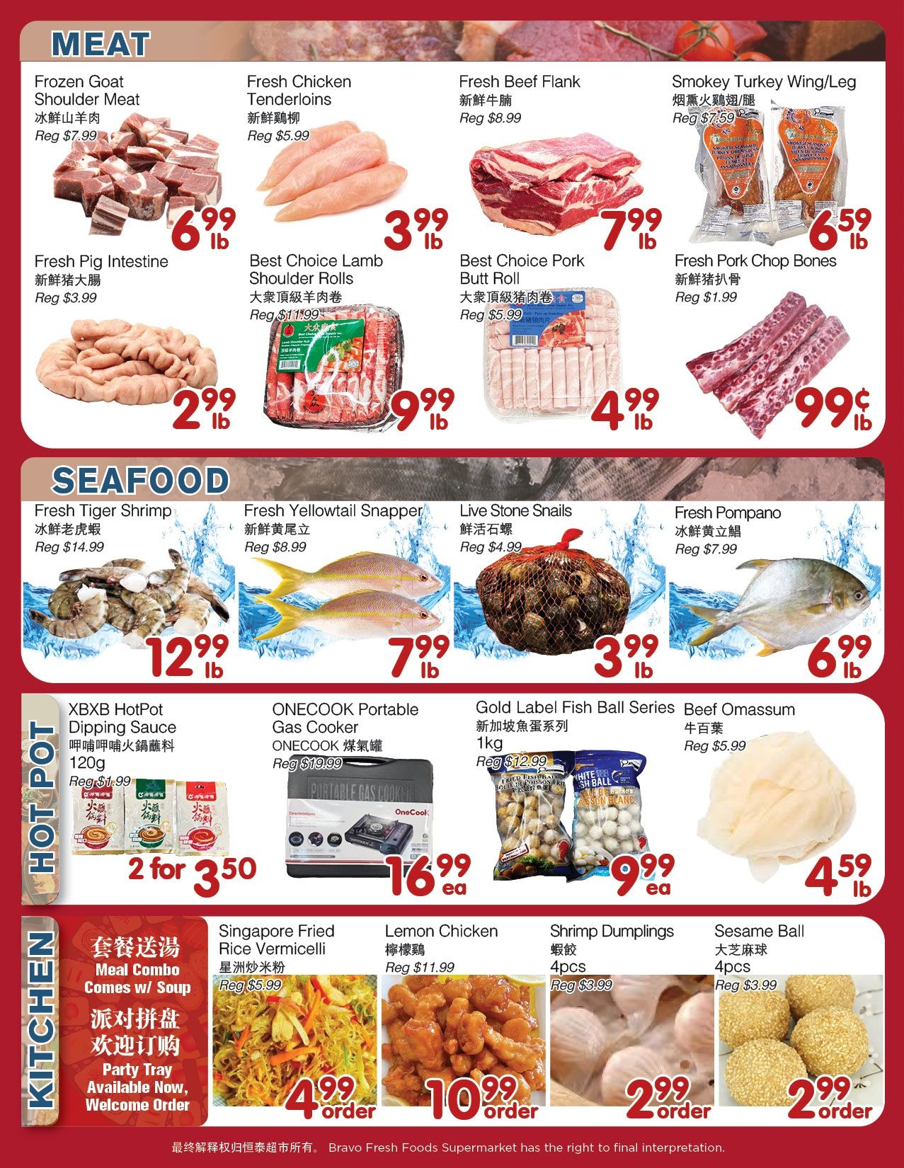 Bravo Fresh Foods Flyer October 16 to 22