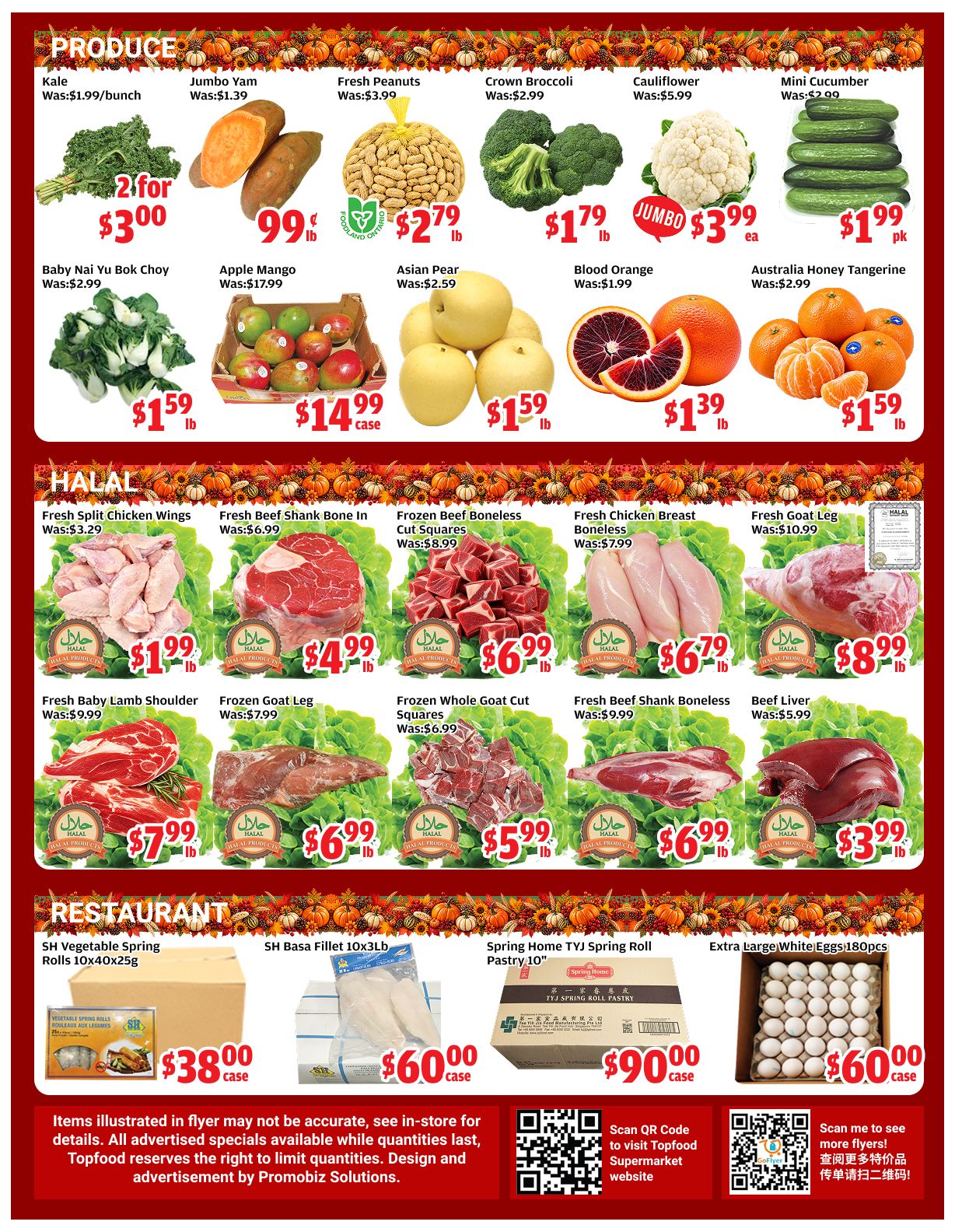 Top Food Supermarket Flyer October 16 to 22