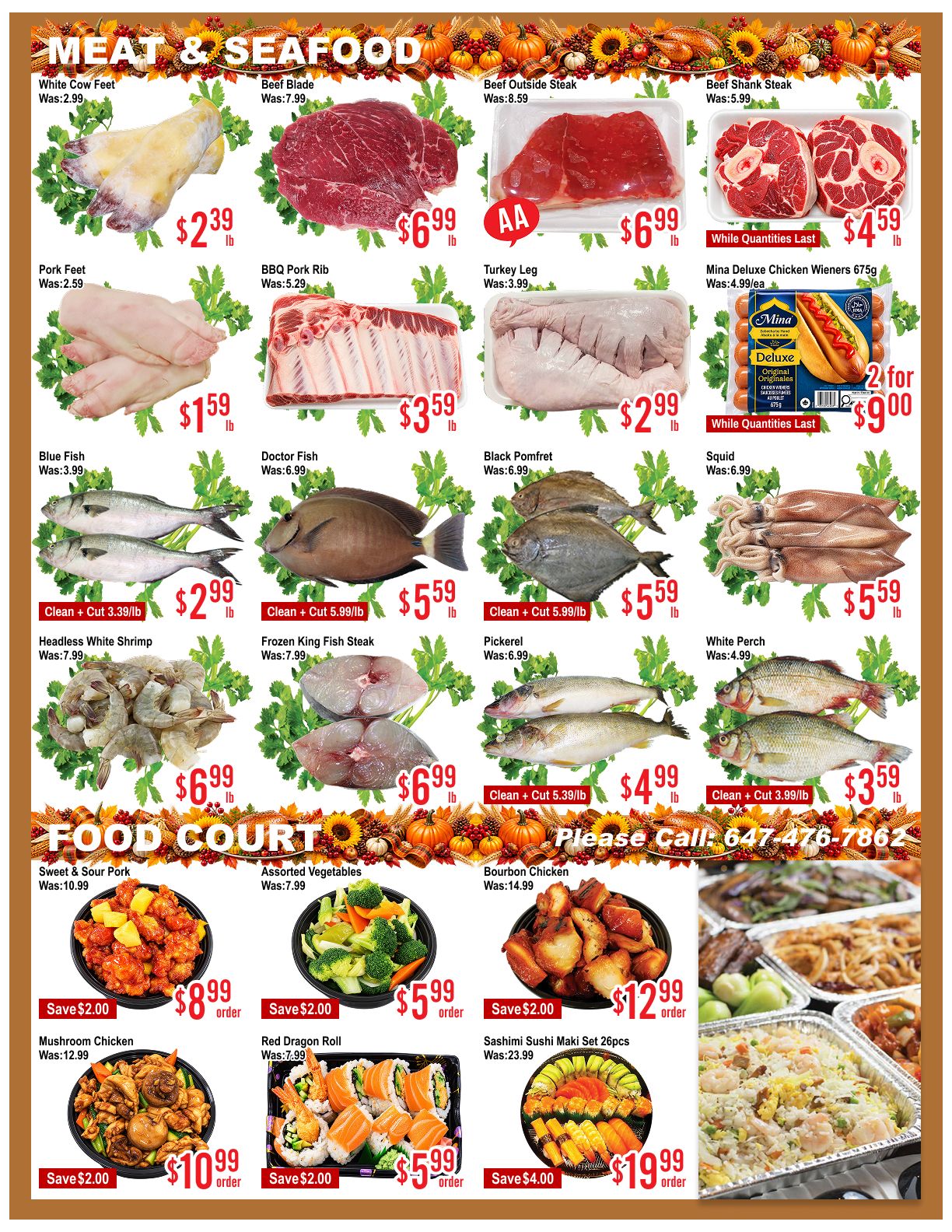 Skyland Food Mart Flyer October 16 to 22
