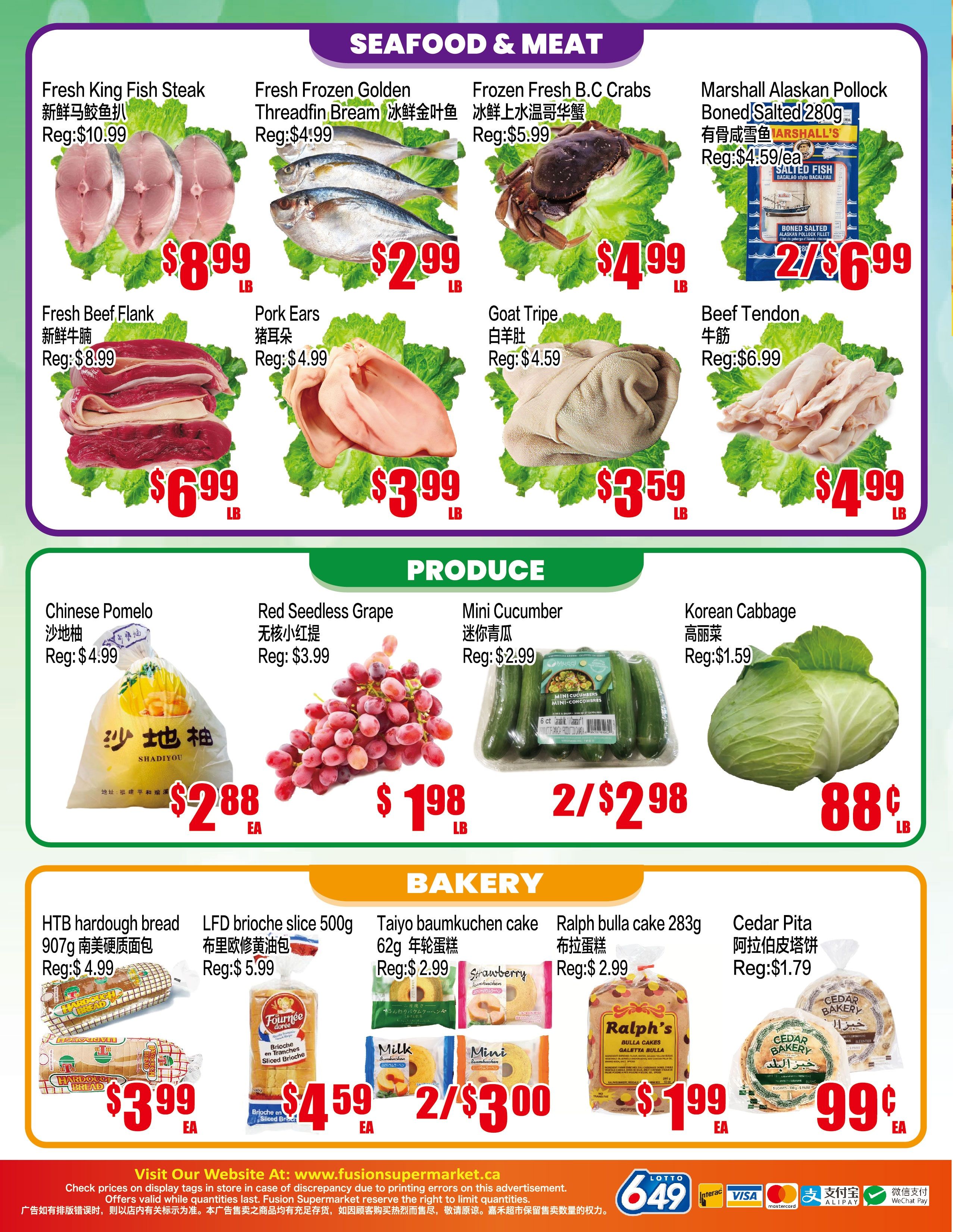 Fusion Supermarket (Scarborough) Flyer October 16 to 22