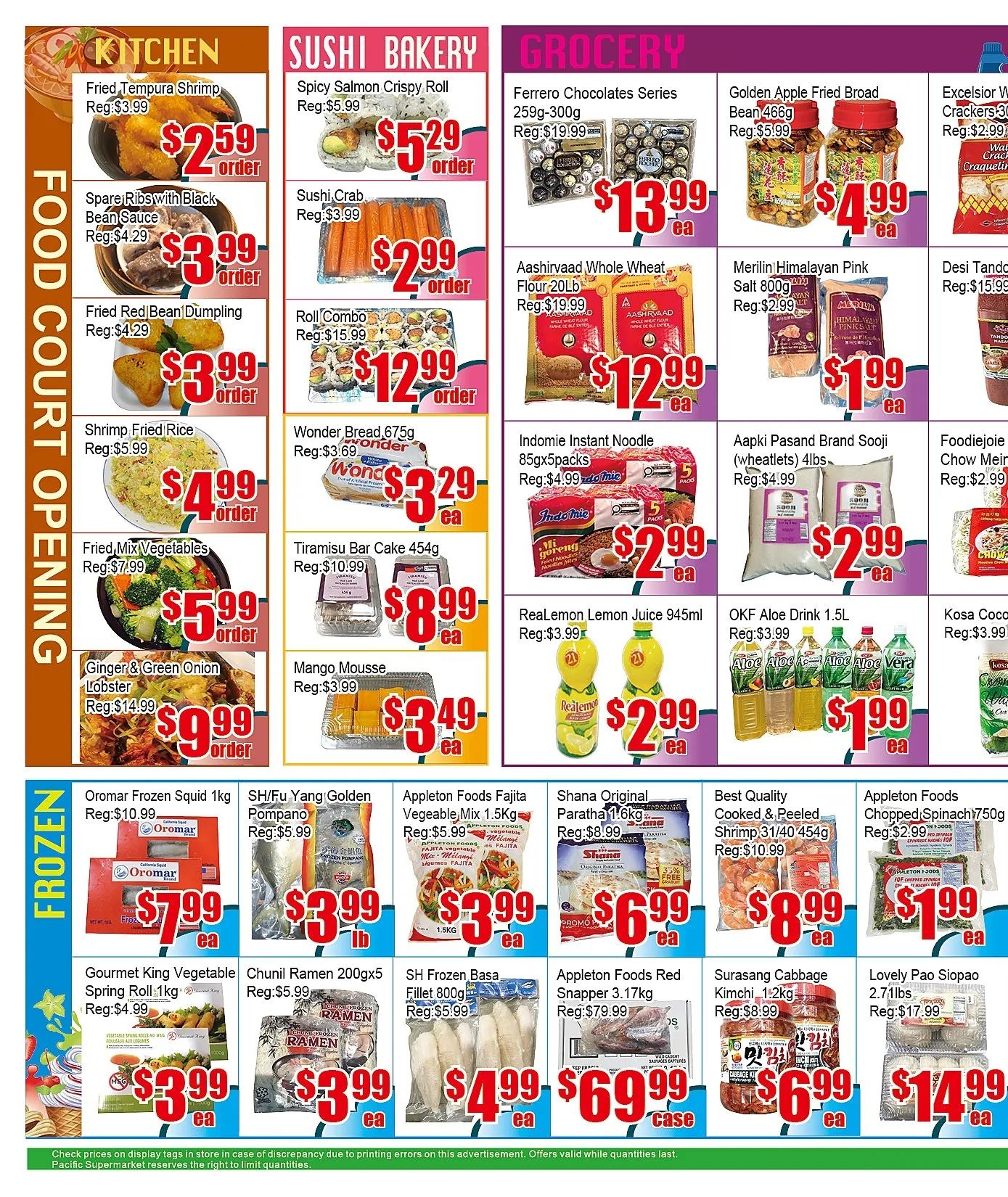 Pacific Fresh Food Market (Pickering) Flyer October 16 to 22