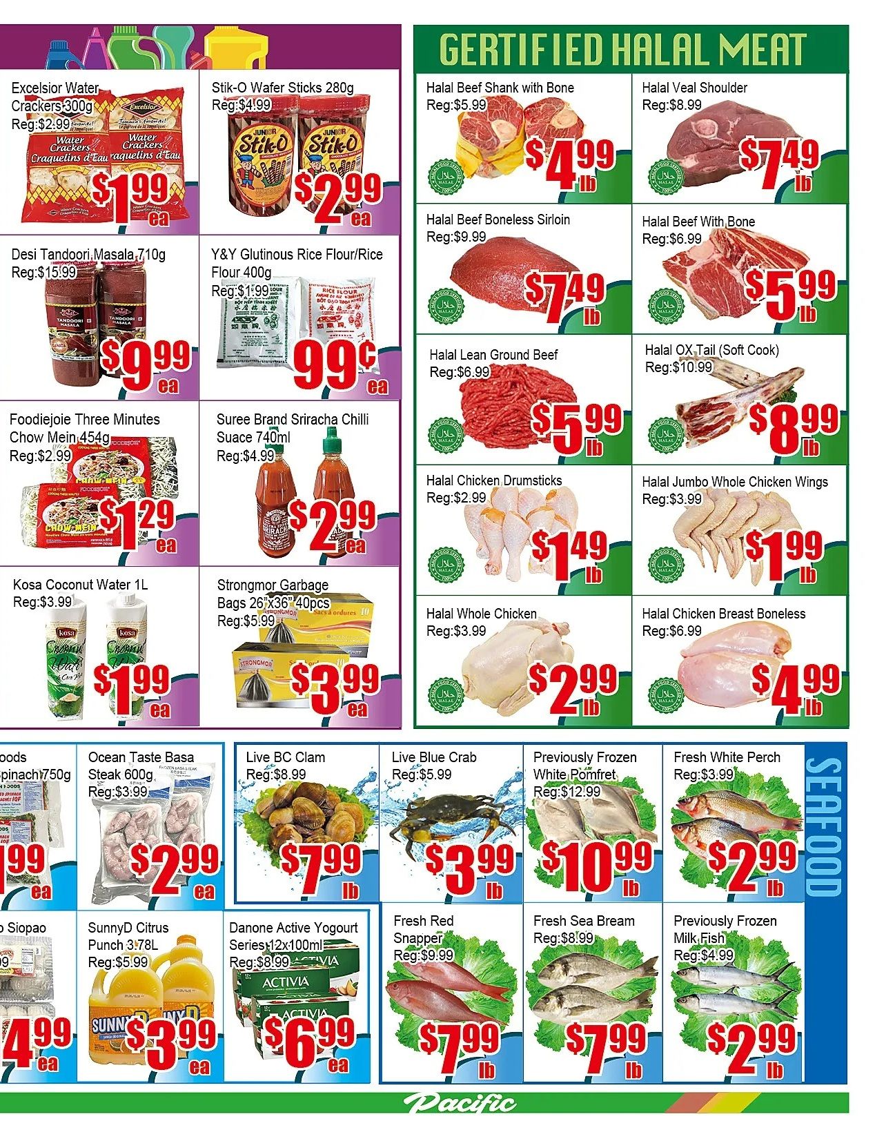 Pacific Fresh Food Market (Pickering) Flyer October 16 to 22