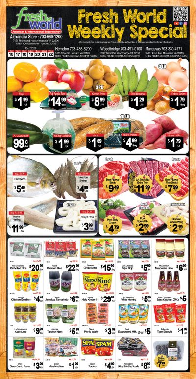 Fresh World Weekly Ad October 16 - 22, 2026